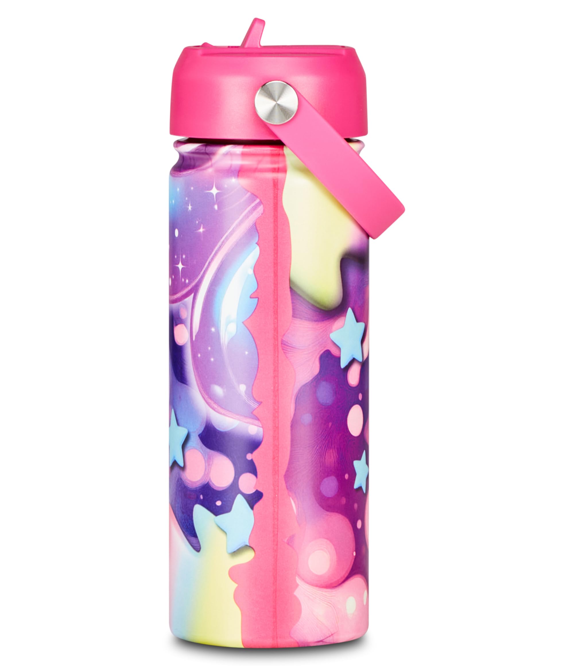 SJ Gang – Borraccia Termica 500 ml Multicolore per Bambina e Ragazza | Acciaio Inox 304 BPA Free | Riutilizzabile | Caldo 12h / Freddo 24h