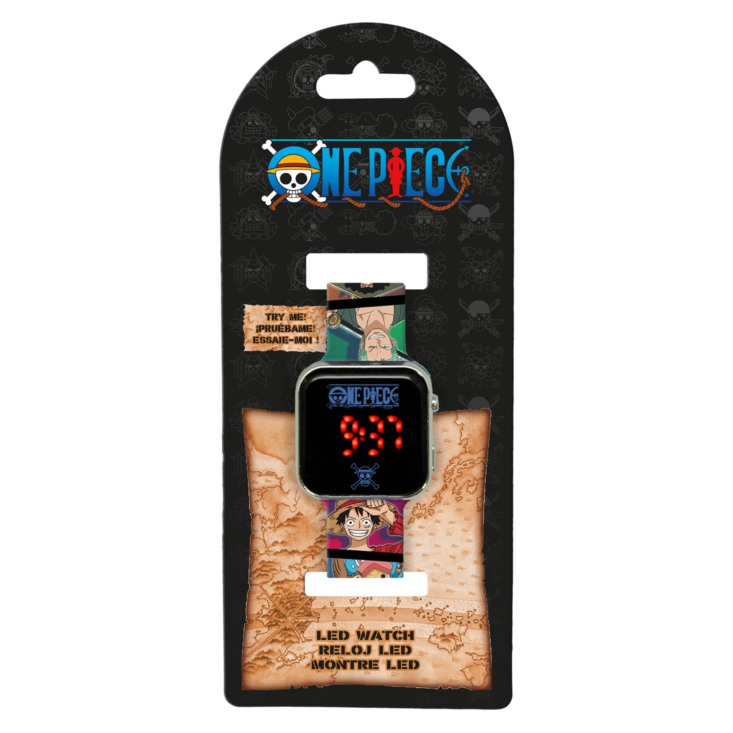 Orologio Digitale One Piece Blu per Bambini OP00005 – Kids Licensing