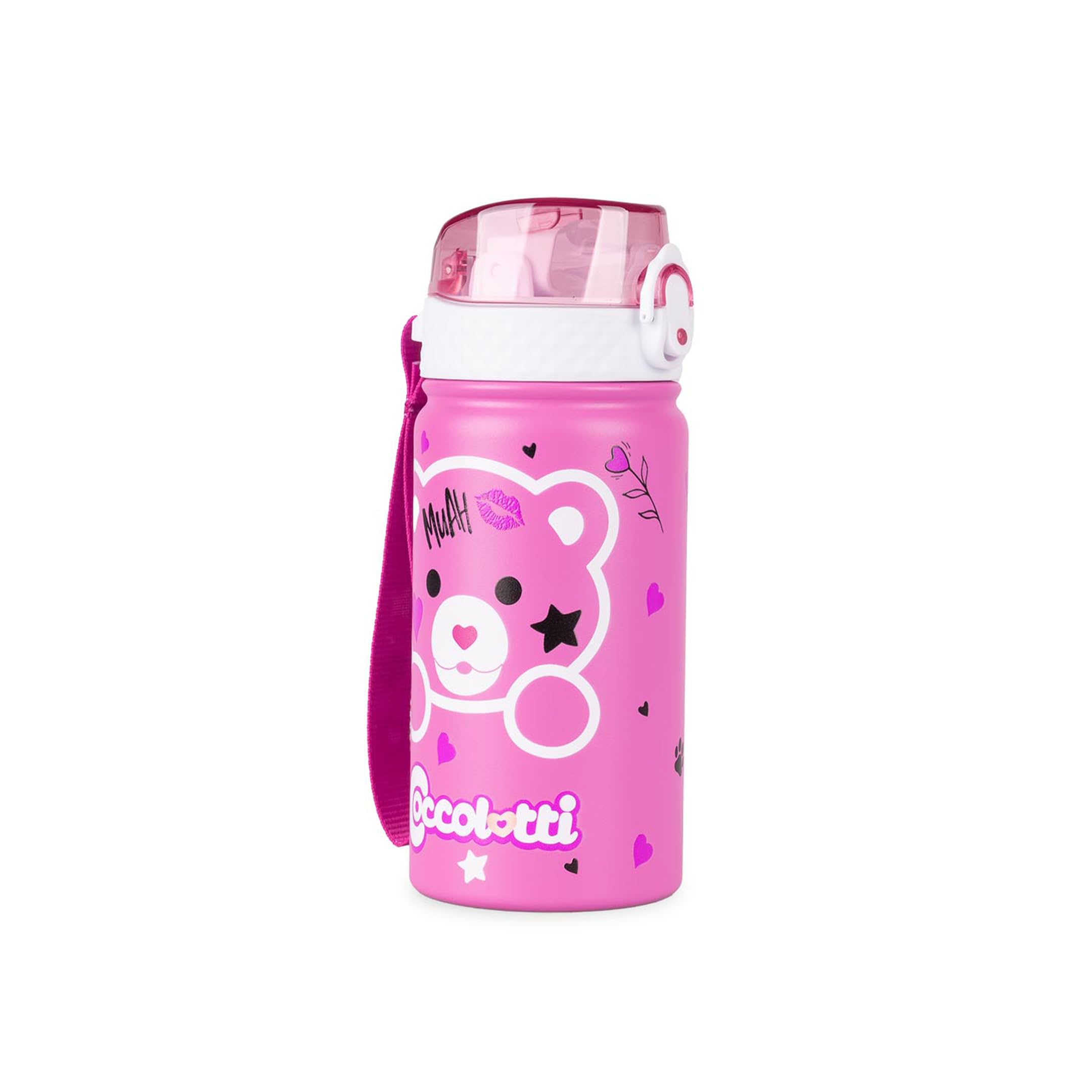 Borraccia Termica Colourbook Coccolotti 400 ml Rosa – Acciaio Inox | Scuola