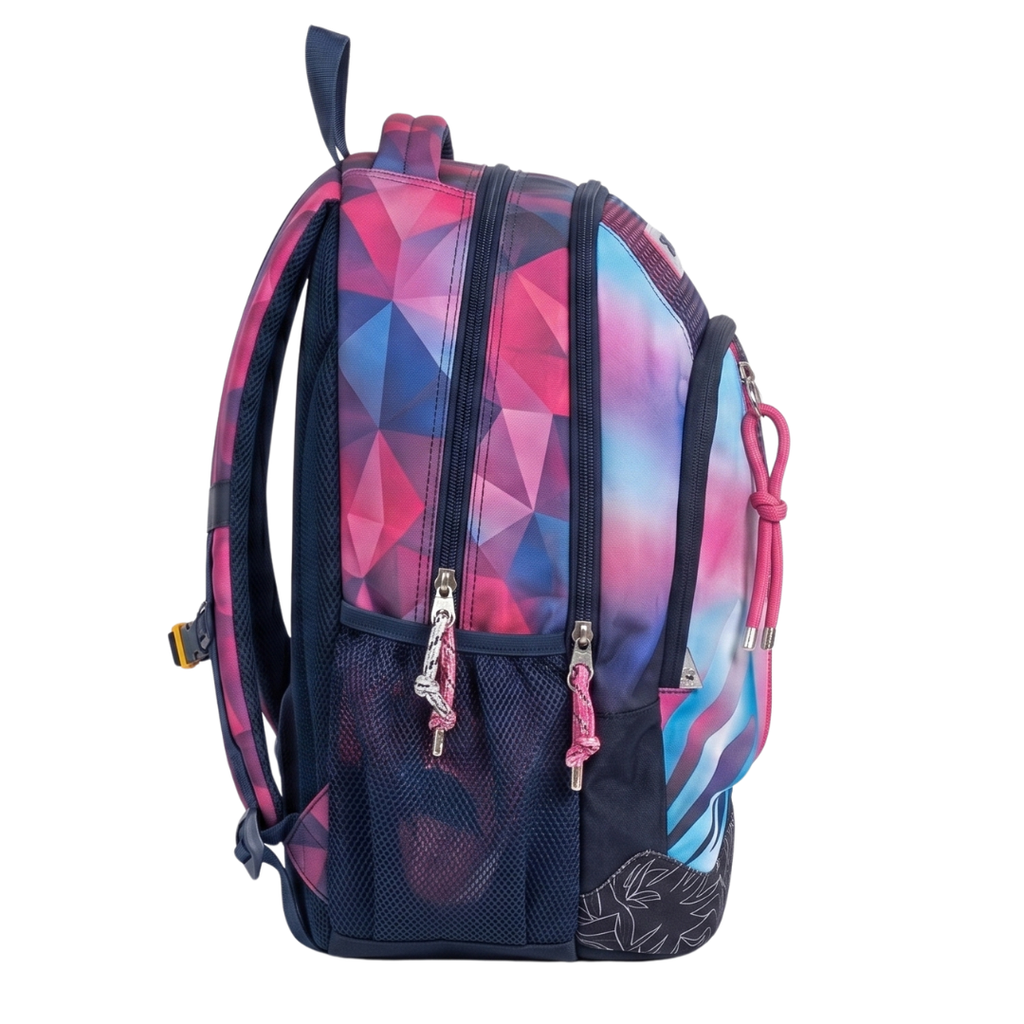 Seven Zaino Scuola Sdoppiabile Dual Shadefull Girl – Rosa e Viola – 32 Litri con Tasca PC e Borraccia