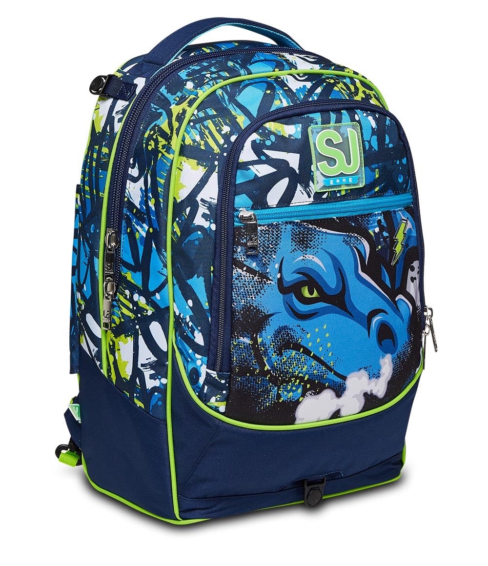 SJ Gang Style Jam Gang Jack 3WD Trolley Scuola Verde Acido 34L – 3 Utilizzi