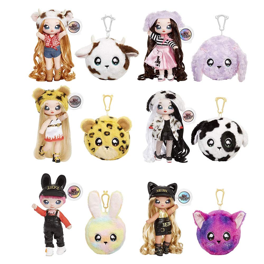 Na! Na! Na! Surprise – Peluche Serie 3 con Bambola Fashion a Sorpresa e Coriandoli | Giochi Preziosi | NAA03000