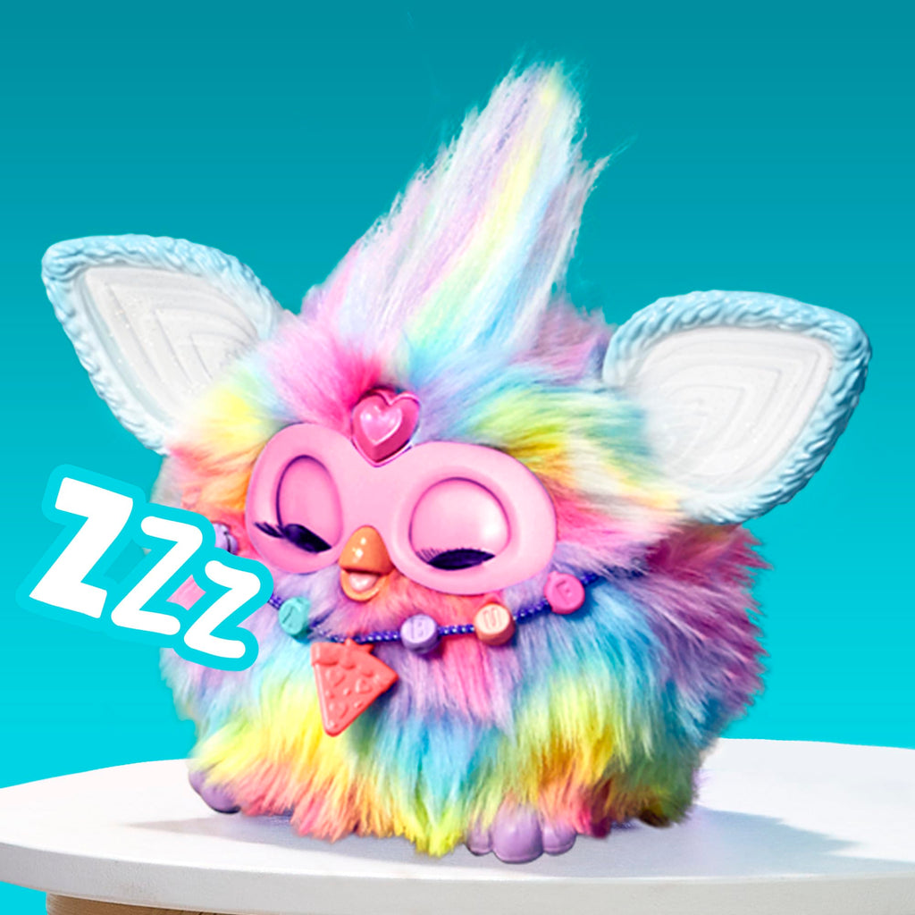 Furby Hasbro Tie Dye Peluche Elettronico – Suoni, Luci e 5 Modalità Vocali, Dai 6 Anni