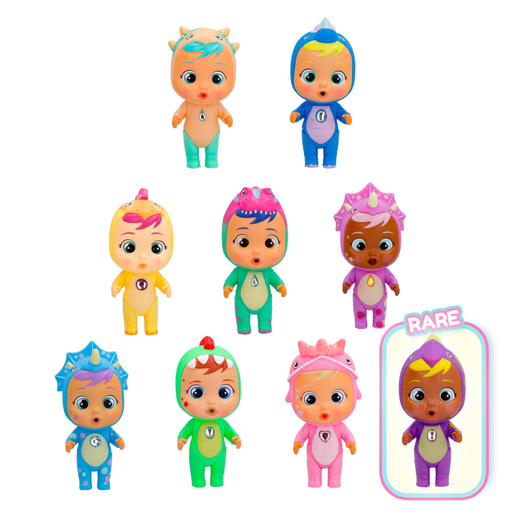 Cry Babies Magic Tears Icy World Dinos Bambola da Collezione con Lacrime Vere