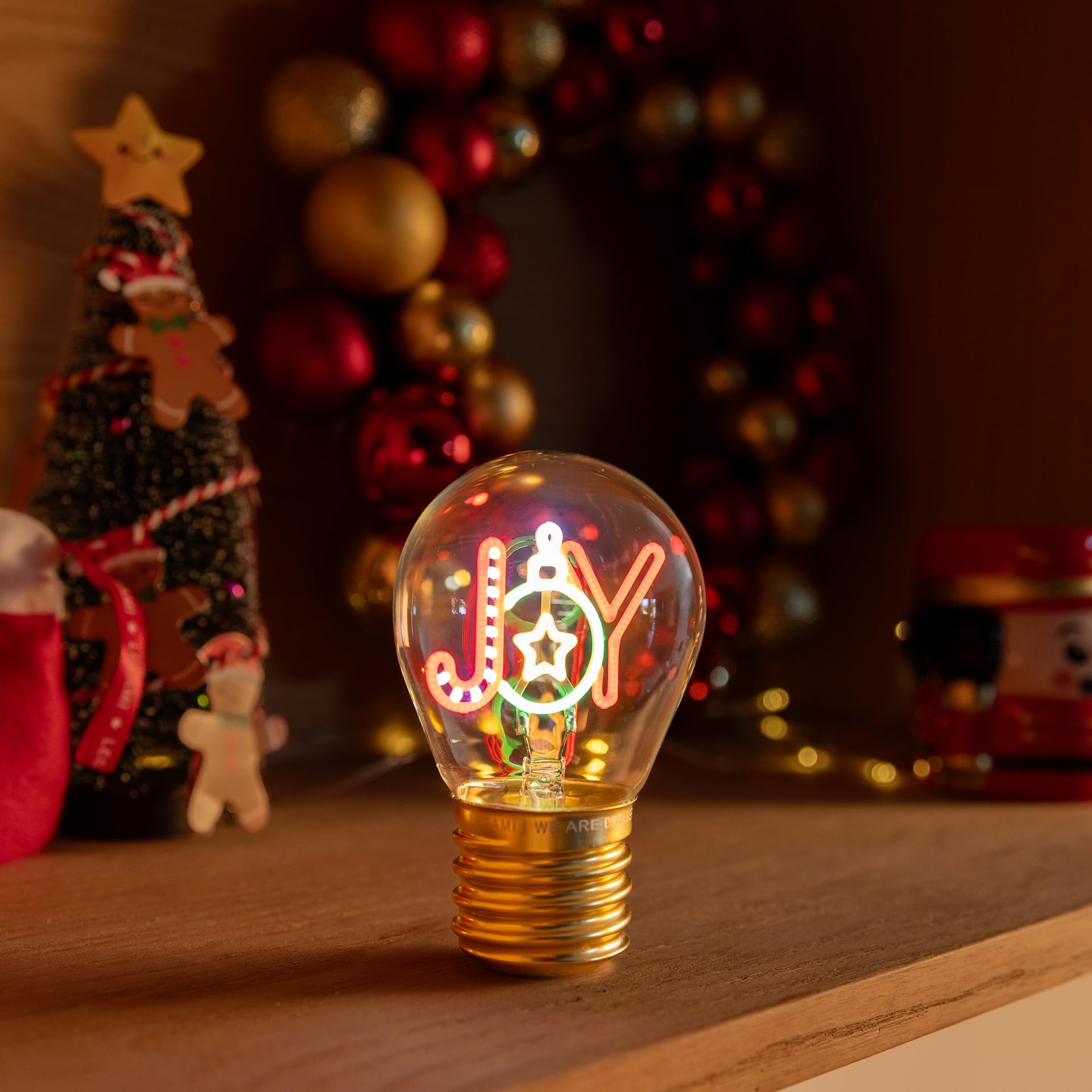 Legami Lampada da Tavolo a Bulbo Joy – Ricaricabile USB, Wireless, Solo Uso Interno | 6,8x10,5 cm