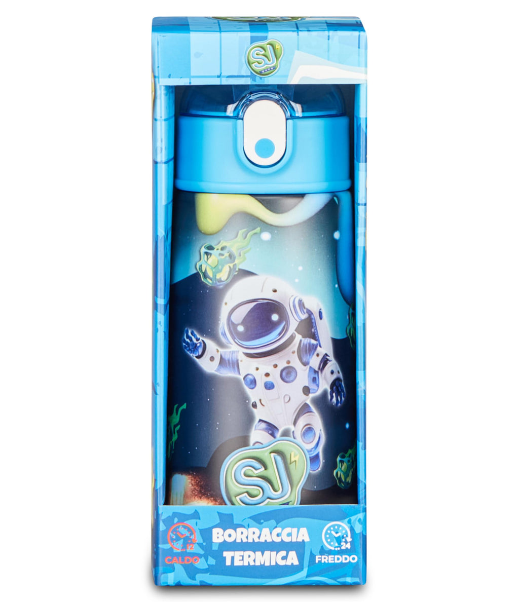 Borraccia Termica SJ Gang 500 ml Multicolore – Acciaio Inox BPA Free, Antigoccia | Scuola e Sport
