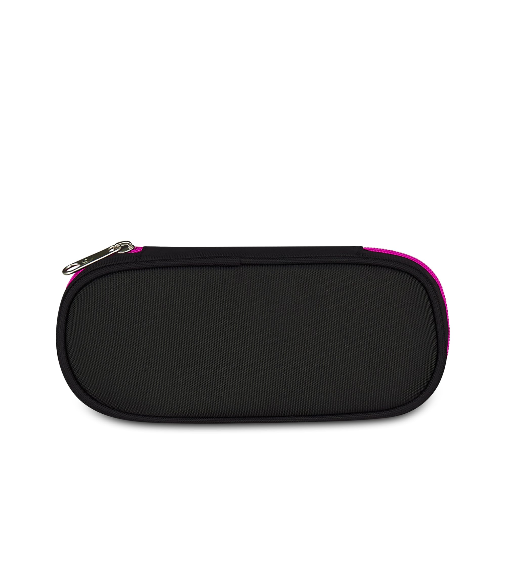 Seven Portapenne Round Plus Plumpy Line Girl – Astuccio Ovale Nero con Taschino e Elastici | Scuola Media e Superiore