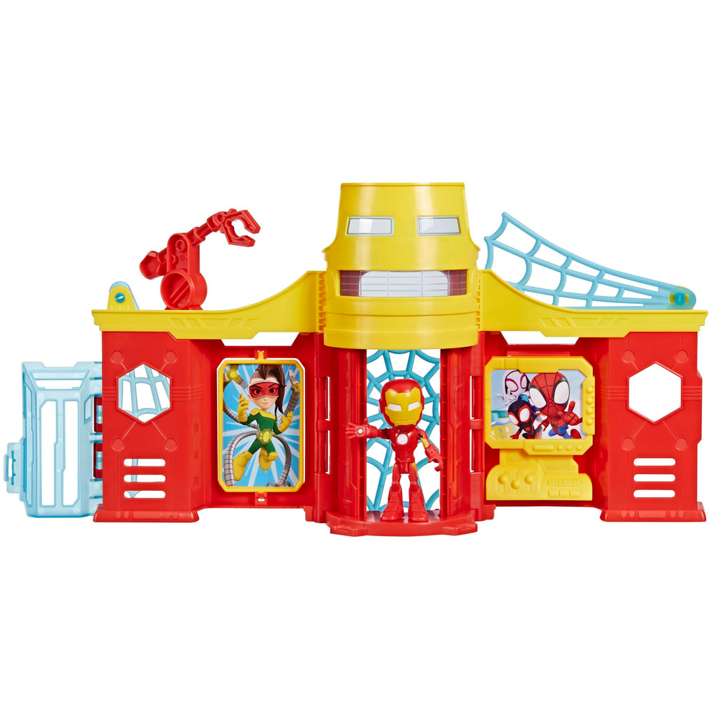 Marvel Iron Man Stark Tower Playset con Action Figure – Prescolare