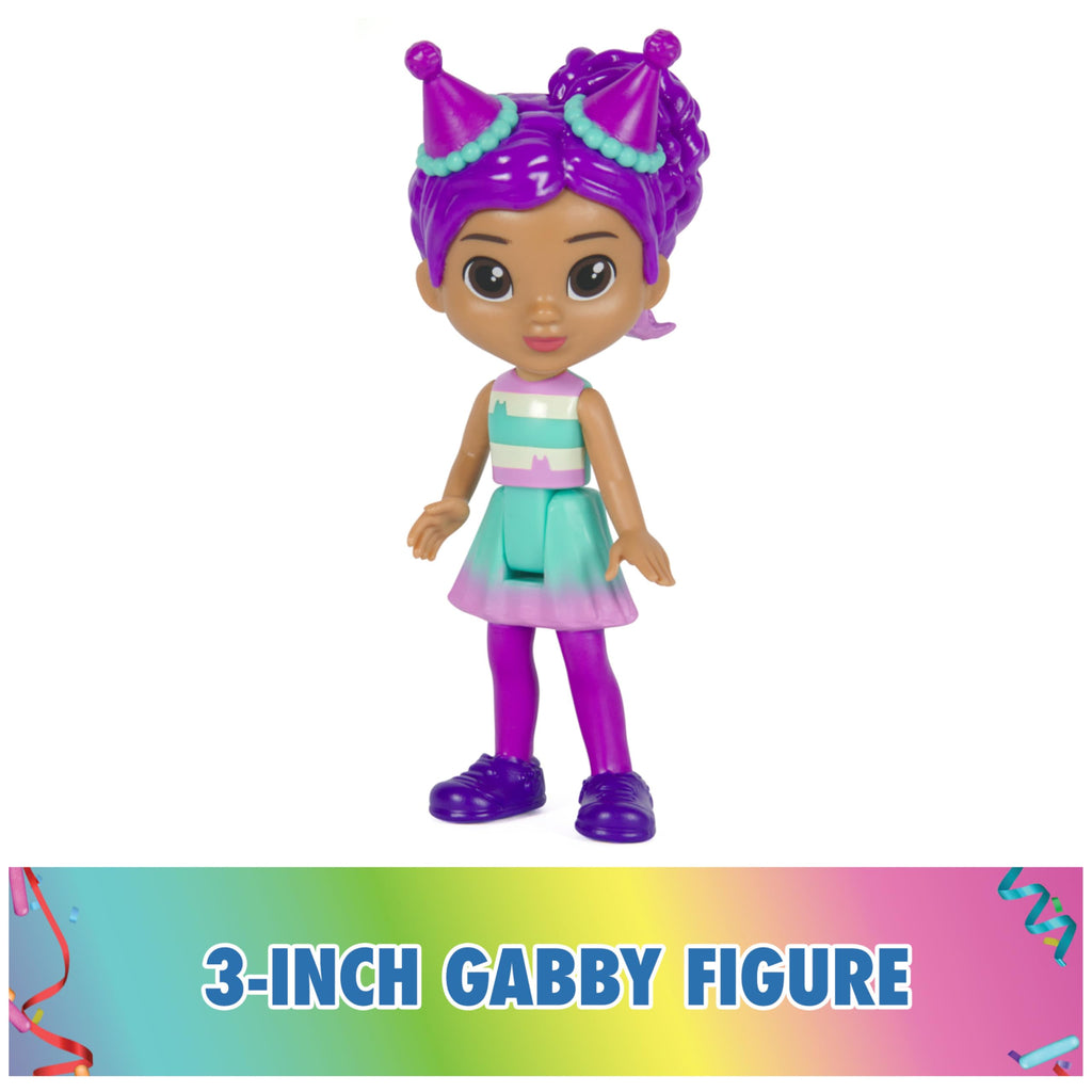 Gabby's Dollhouse Set Festa con Gabby Girl e 5 Gattini a Sorpresa – Dai 3 Anni