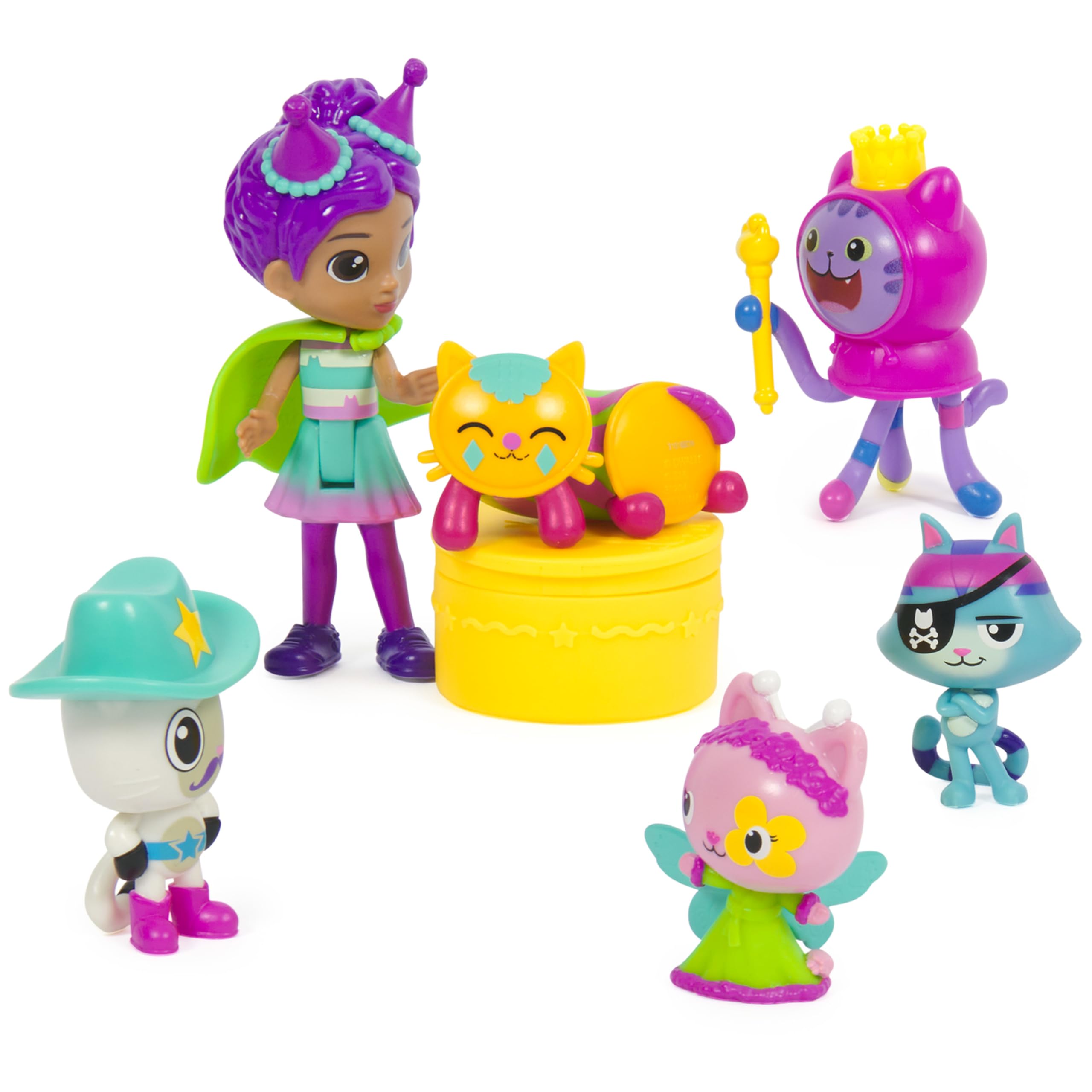 Gabby's Dollhouse Set Festa con Gabby Girl e 5 Gattini a Sorpresa – Dai 3 Anni