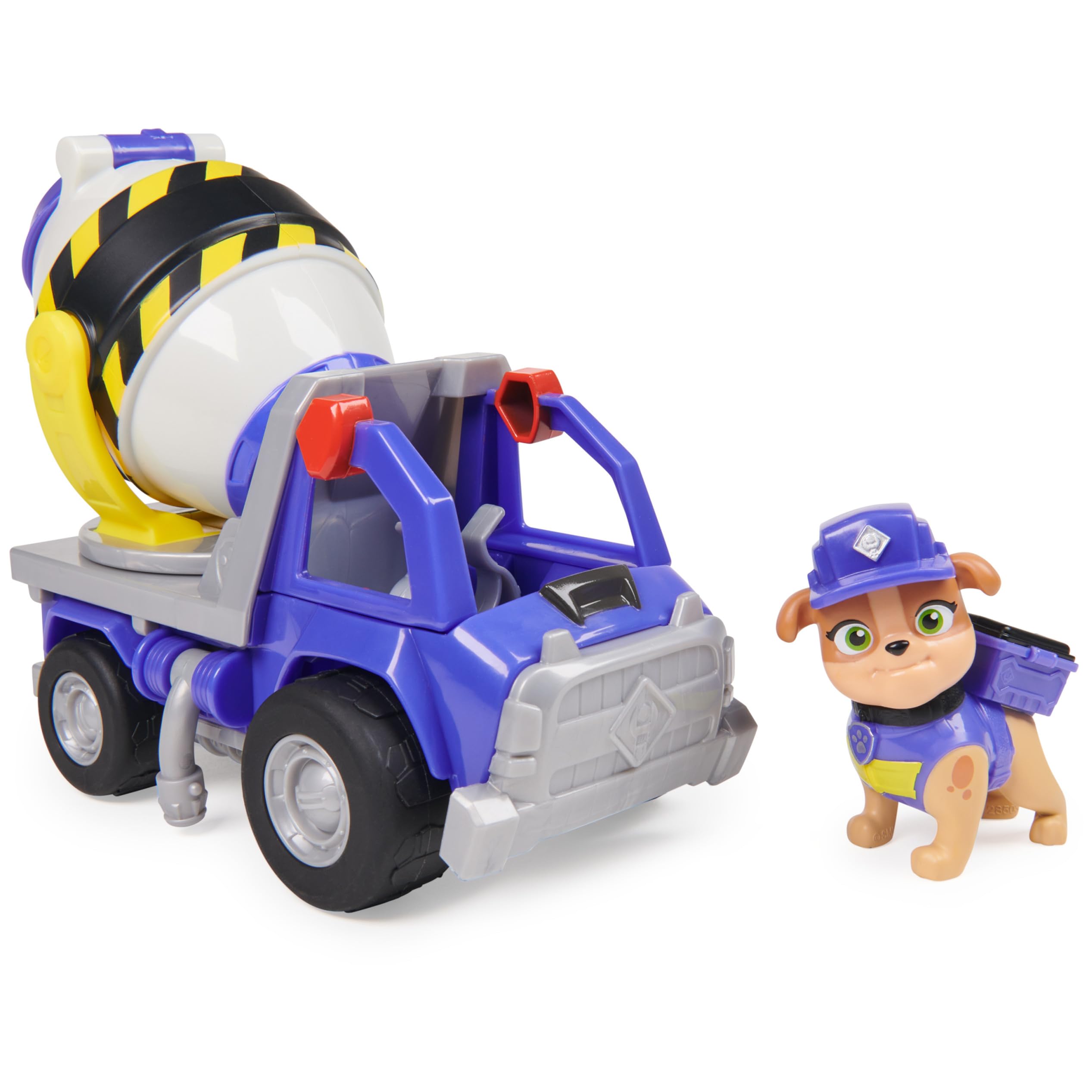 Rubble & Crew Betoniera di Mix con Action Figure e Parti Mobili – Dai 3 Anni