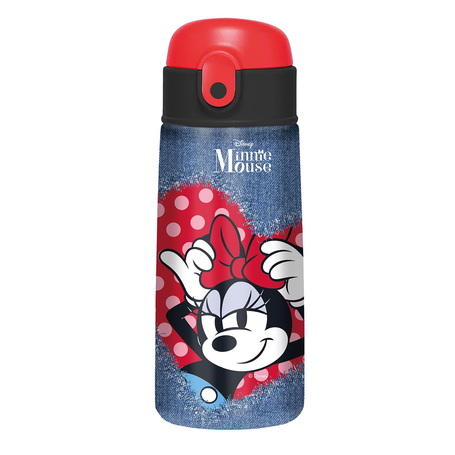 Borraccia Termica Seven Minnie Blu Denim – Asilo ed Elementari | Prodotto Ufficiale Disney