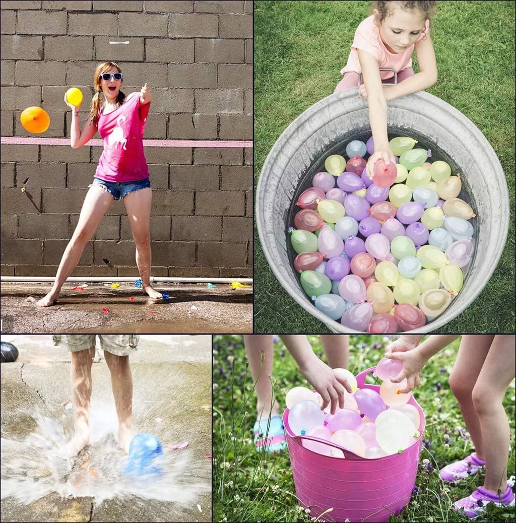 Palloncini d'Acqua Rapid Fill Crazy Color – 111 Bombe in 60 Secondi + 1000 Pezzi di Ricarica | Lim