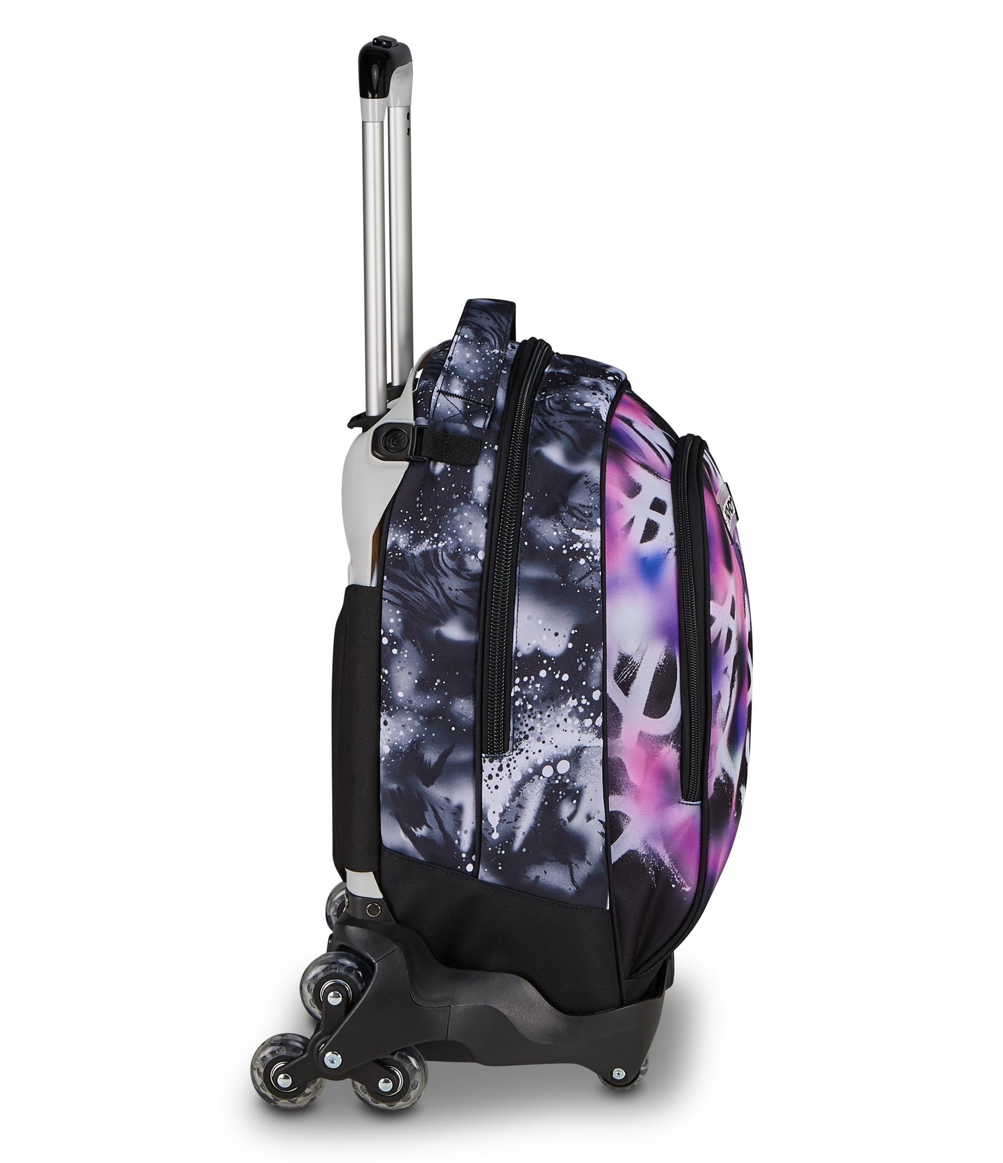 Seven Trolley Jack 8 Ruote Buzzy Note Girl Nero 34L – 3 in 1 Scomponibile