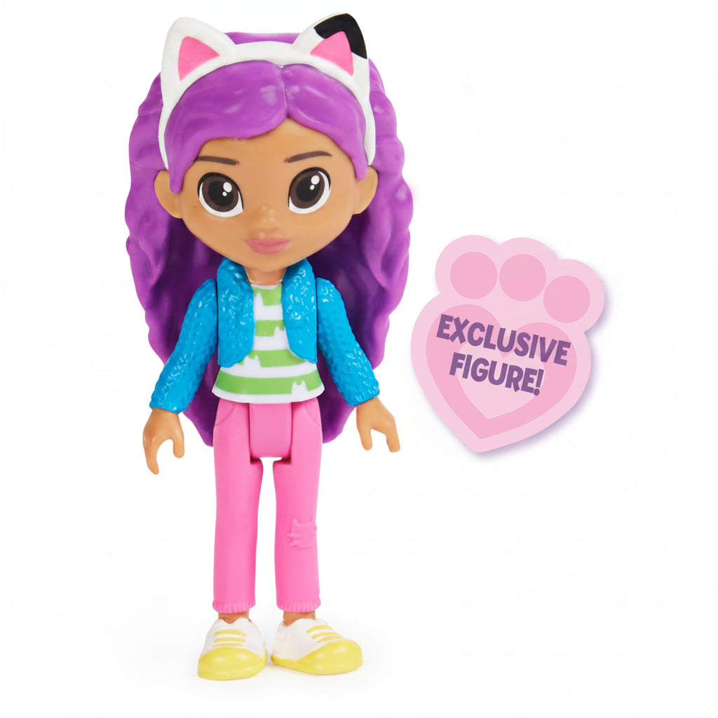 Gabby's Dollhouse – Garden Treehouse con Luci, Zipline, 2 Personaggi, 3 Mobili e Sorpresa | Dai 3 Anni