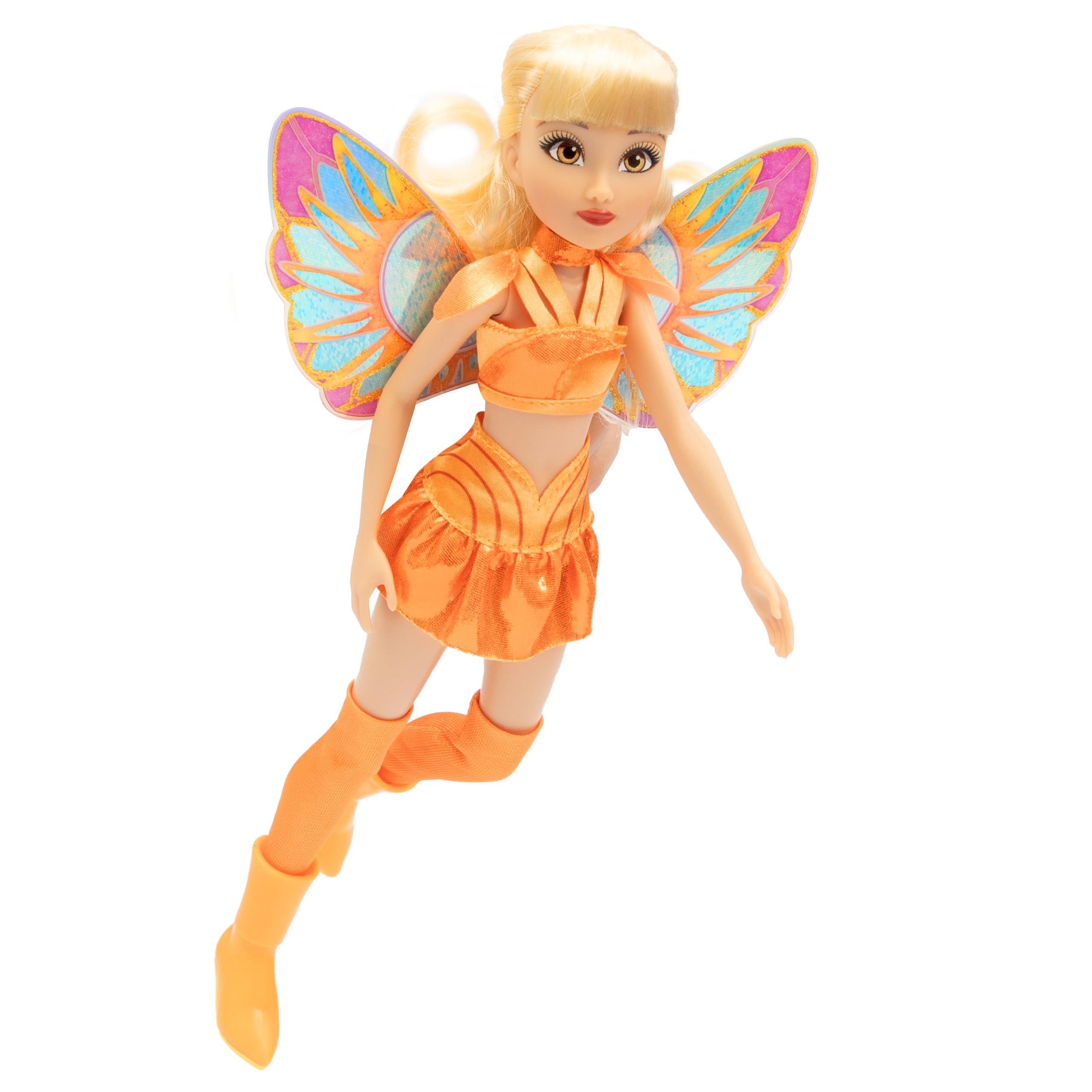 Winx Club Bambola Stella – Ali Glitter Removibili e Giunture Articolate | Giocattolo Ufficiale