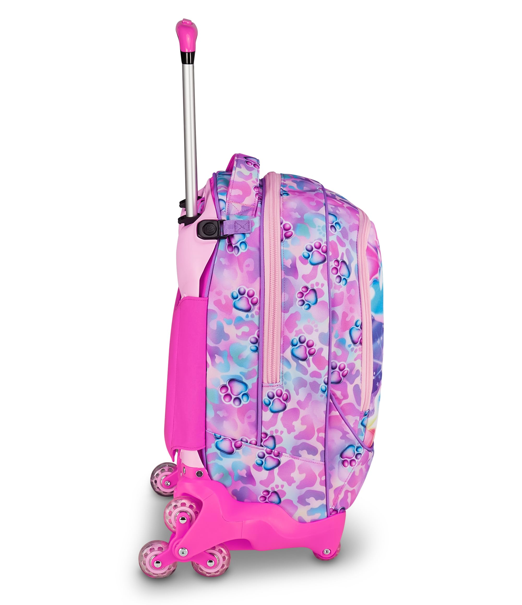 SJ Gang Trolley Jack 8 Ruote Glowcat Rosa 34L – 3 in 1 Scomponibile