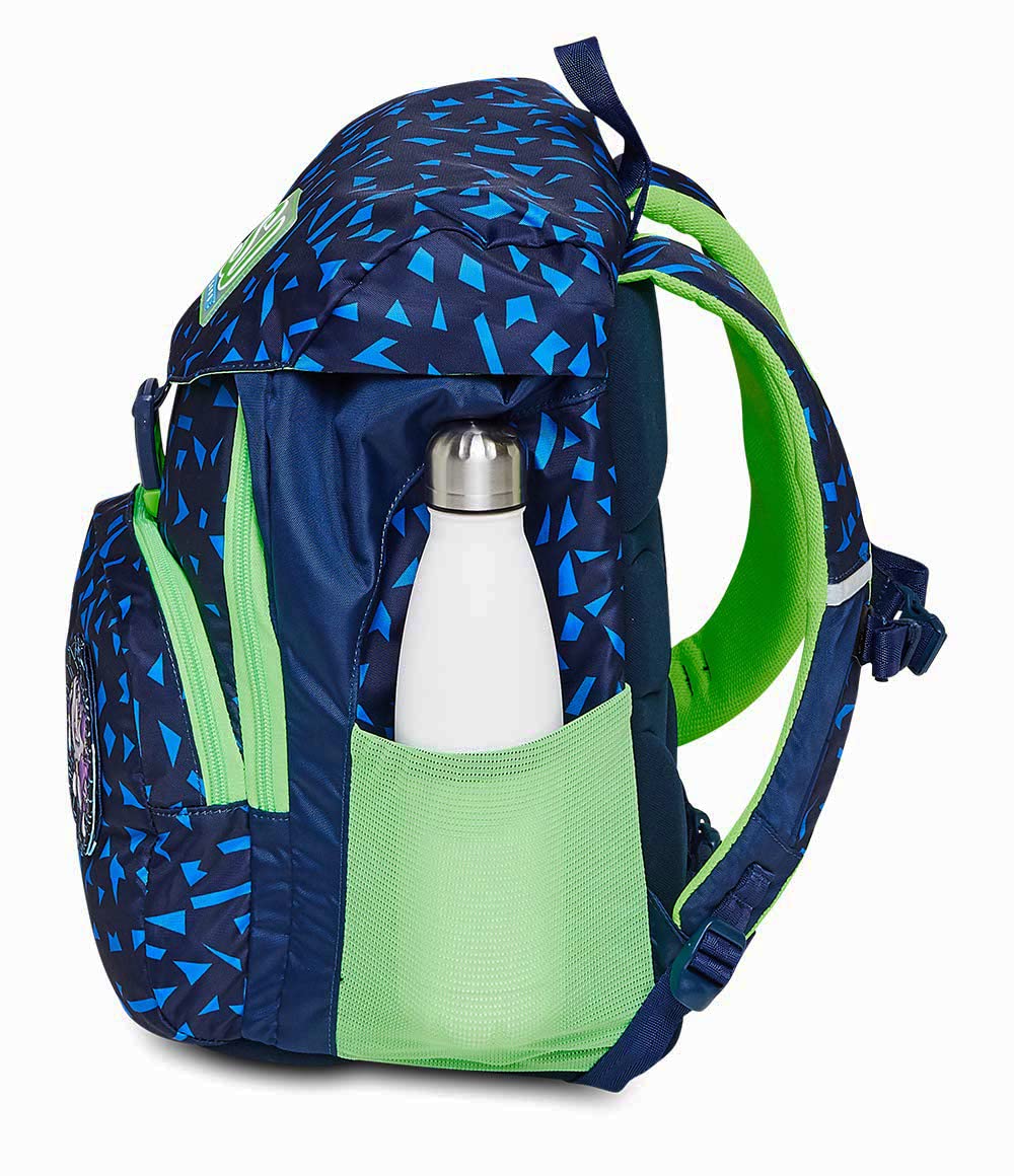 Seven Zaino Scuola Estensibile SJ Gang Micro Light – Blu – Unisex