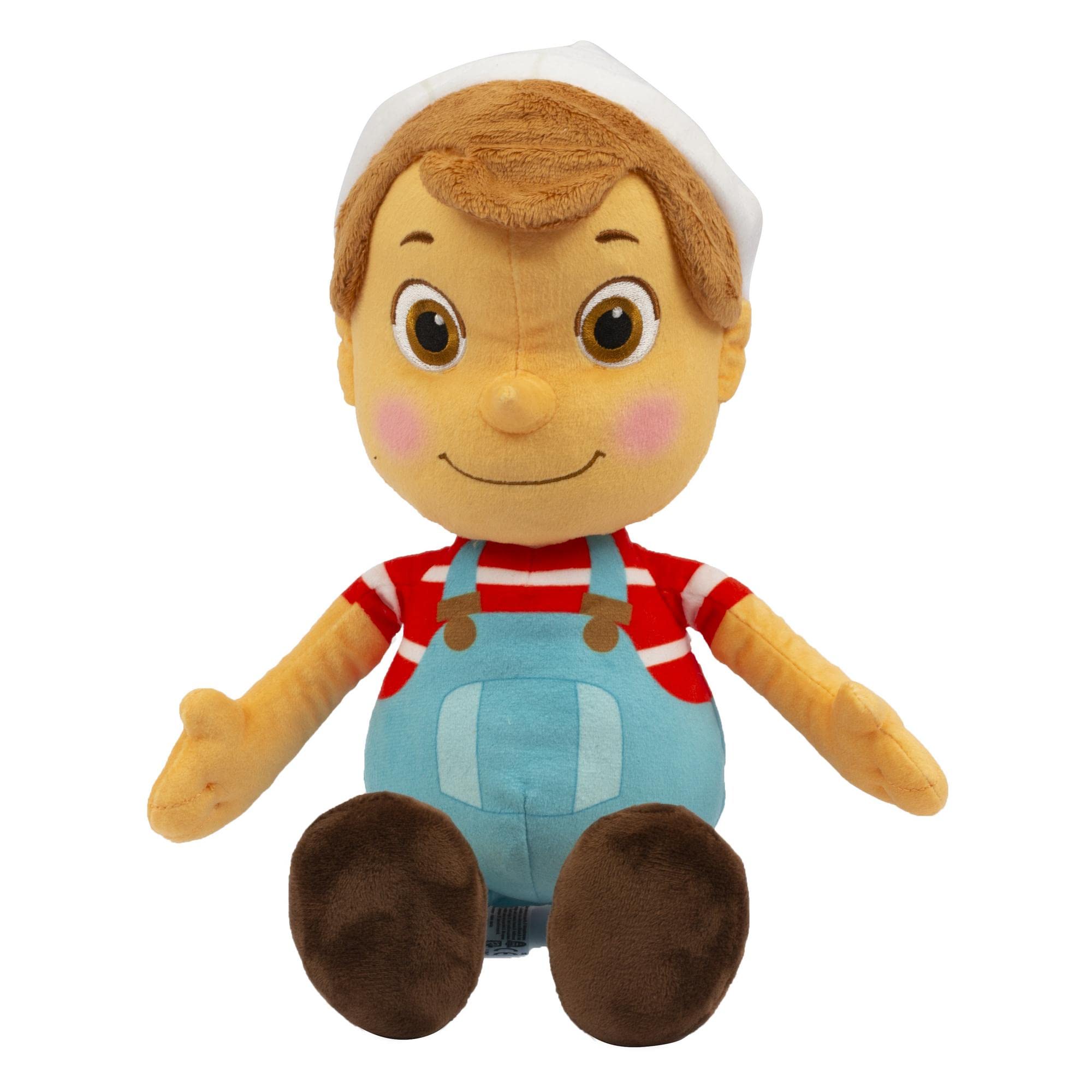 Giochi Preziosi Pinocchio – Peluche Musicale 36 cm con Cappello | Sigla TV | Dai 3 Anni | PNH10000
