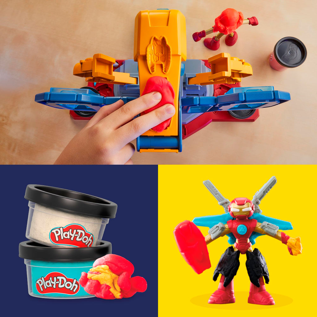 Play-Doh Marvel Iron Man Laboratorio Armatura Playset – Dai 4 Anni