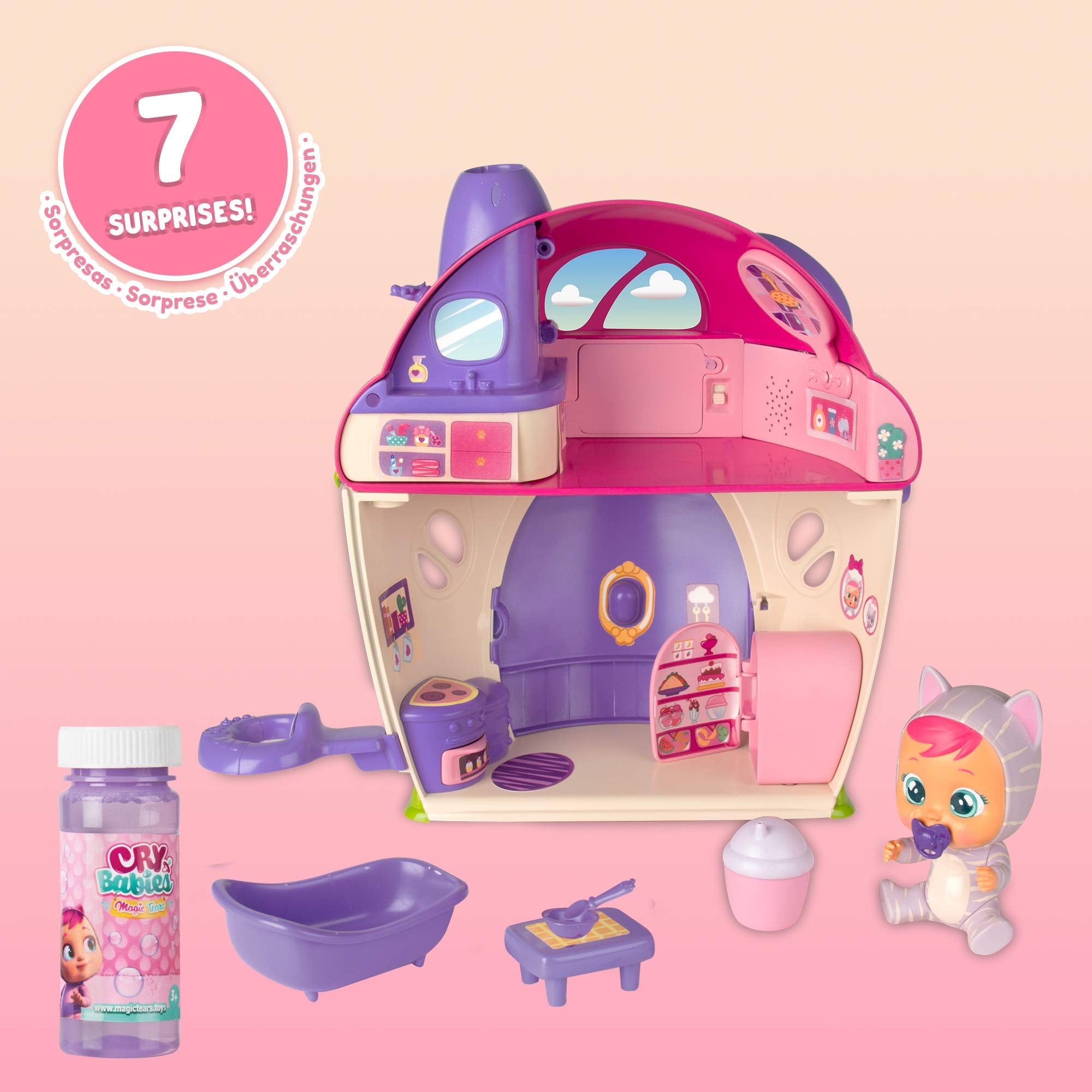 Cry Babies Magic Tears – Casa di Katie Playset con Bolle Magiche e Accessori | IMC Toys