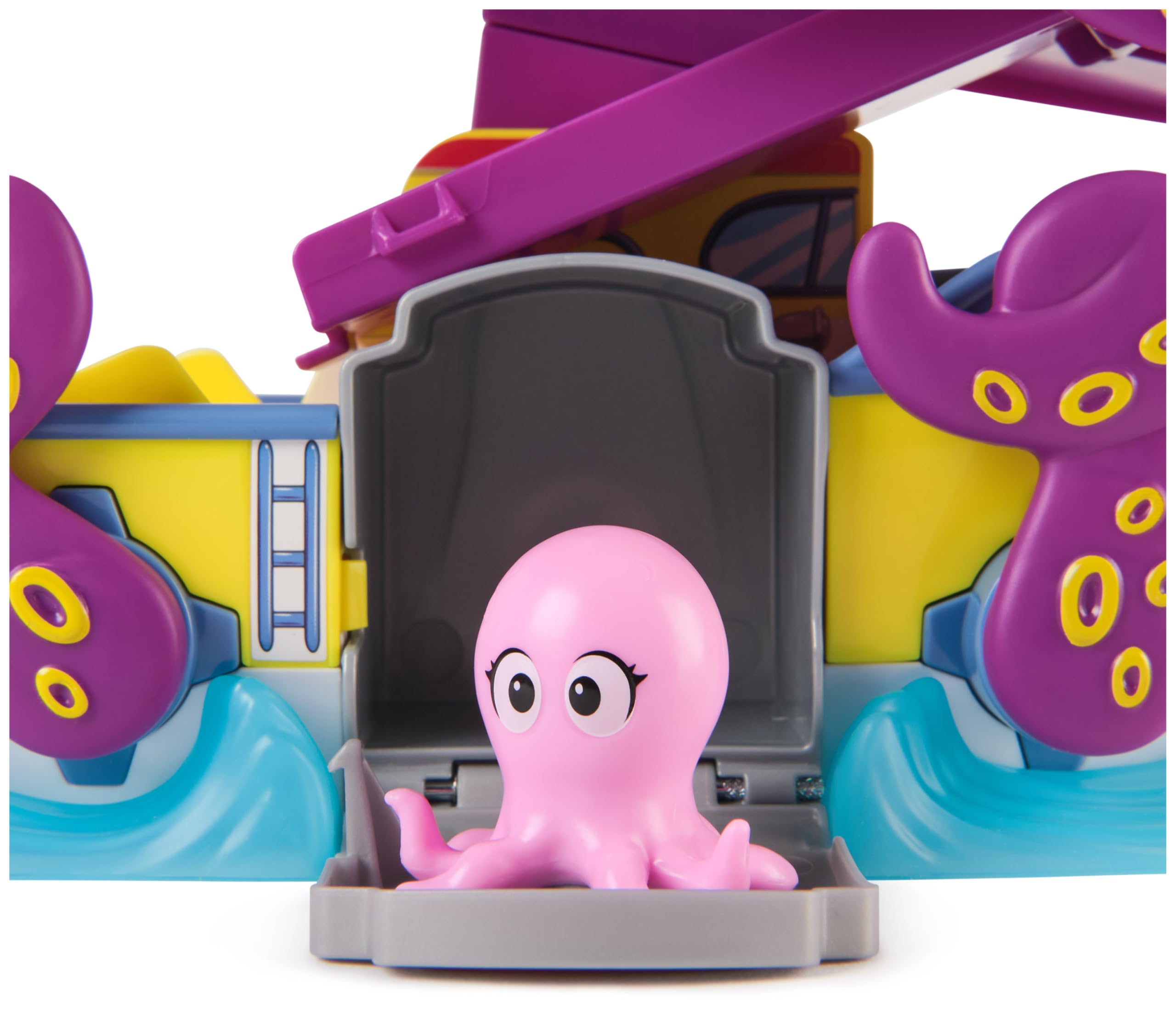 Paw Patrol Pup Squad – Playset Salvataggio del Polpo con Chase 6,3 cm e Baby Polpo | Dai 3 Anni