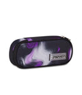 Seven Portapenne Round Plus FreeThink – Astuccio Ovale Nero e Viola con Taschino Zip e Elastici | Scuola Media Bambina