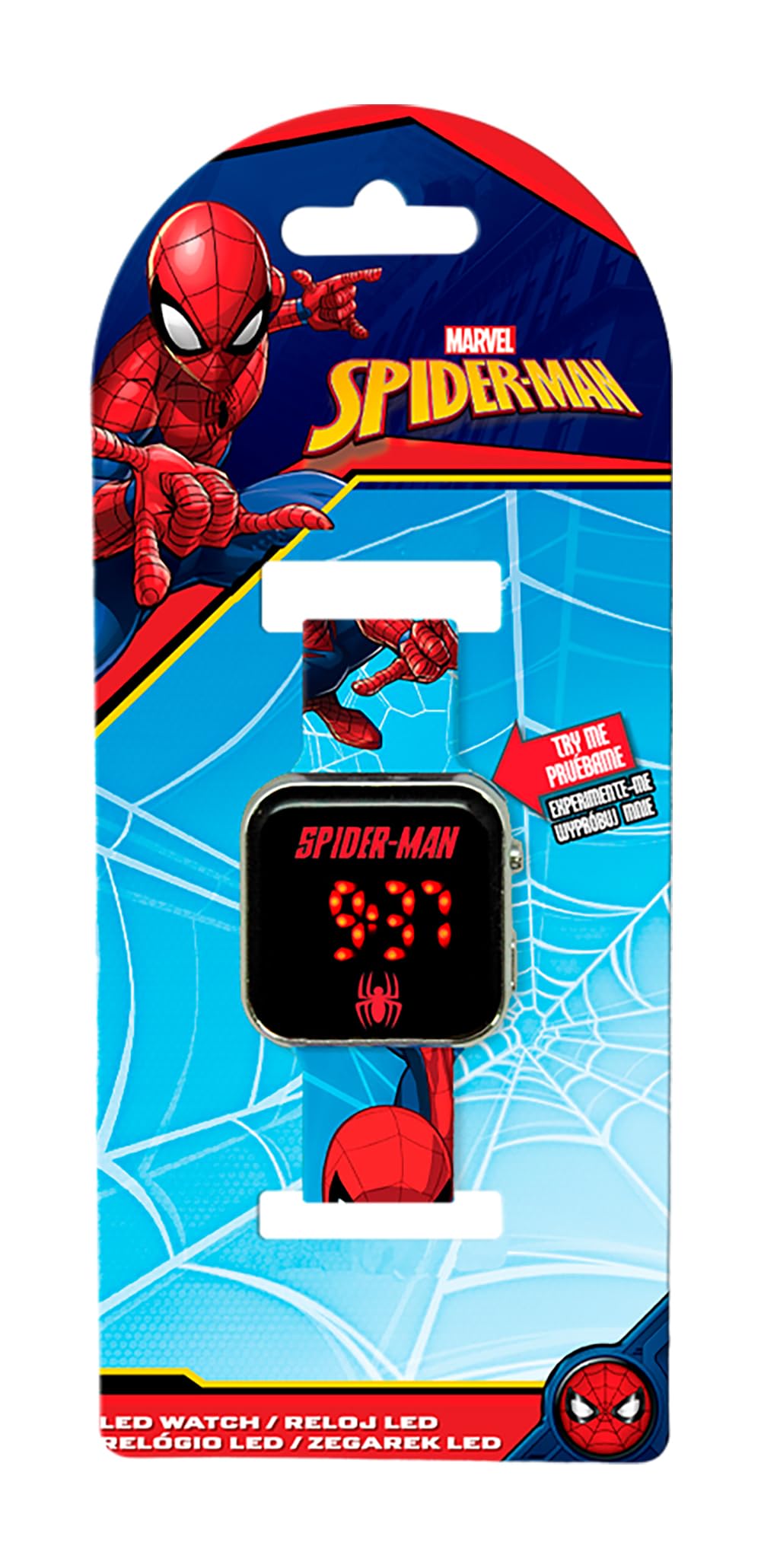Orologio Digitale LED Spider-Man per Bambini – Kids Licensing | Idea Regalo