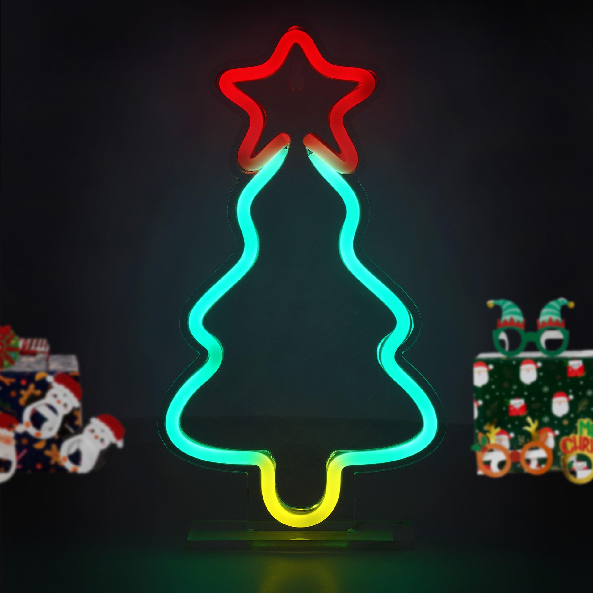 Legami Insegna Luminosa Neon Albero di Natale – Solo Uso Interno