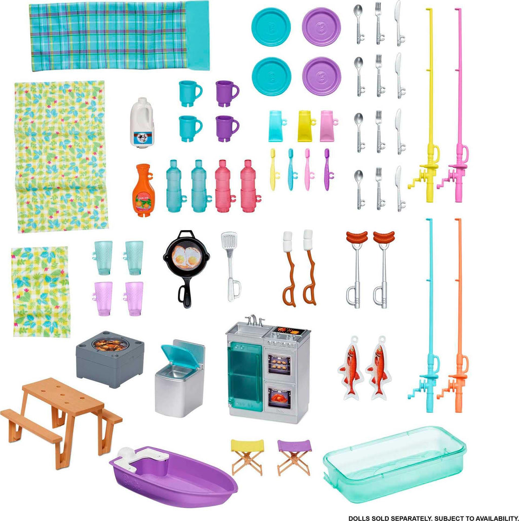 Barbie Dream Camper 3 in 1 con Piscina e 50 Accessori – GHL93