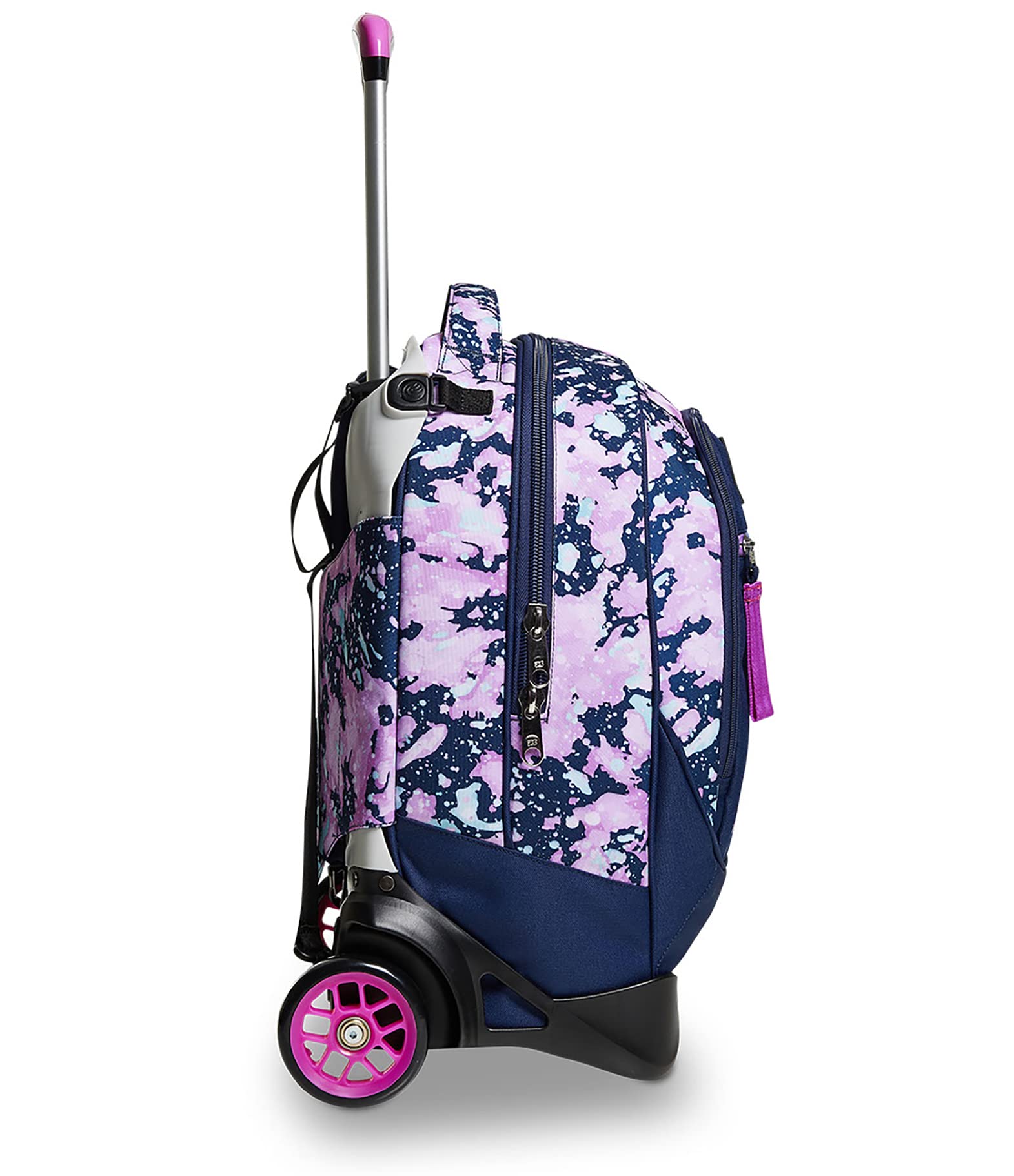 Seven Trolley Scuola Jack 2 Ruote DrawingPin Girl – Rosa-blu