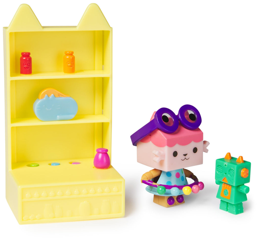 Gabby's Dollhouse Baby Box Personaggio con Mobile e Accessori – Dai 3 Anni