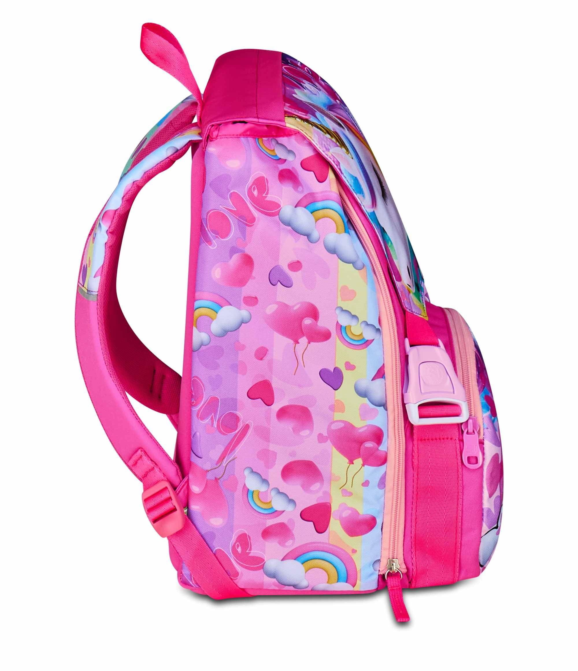 Zaino SJ Gang Estensibile Big Fucsia 24 L – Ali a Scomparsa | Scuola Elementare
