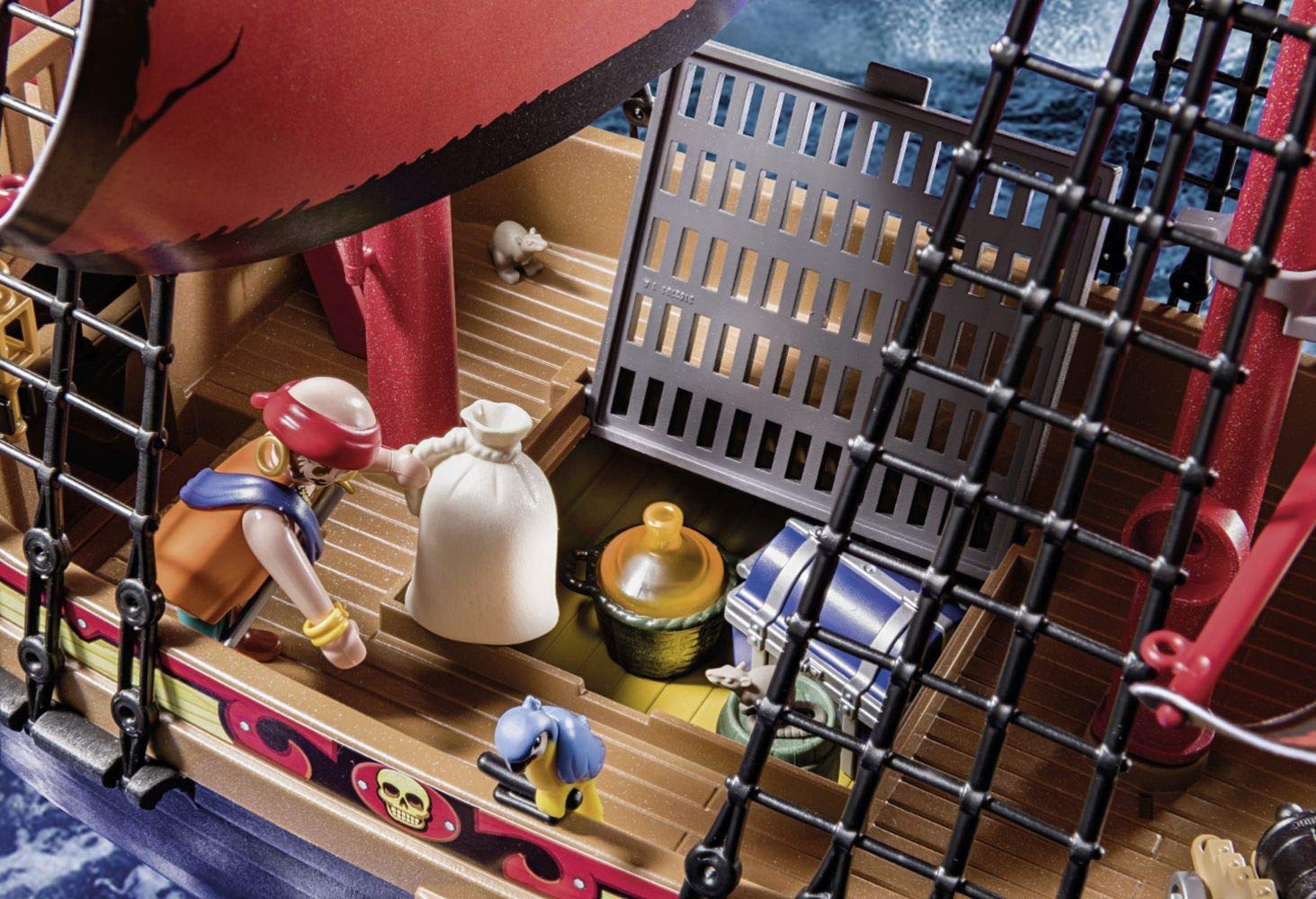 Playmobil 70411 Nave Pirata Grande Galleggiante con Cannone – Dai 4 Anni