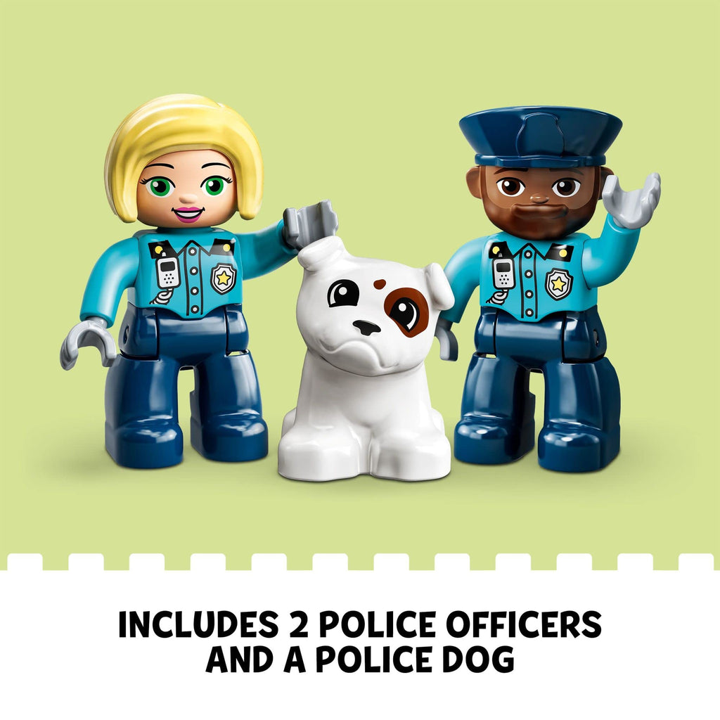 LEGO DUPLO 10959 Stazione di Polizia con Auto, Luci e Sirena – Dai 2 Anni