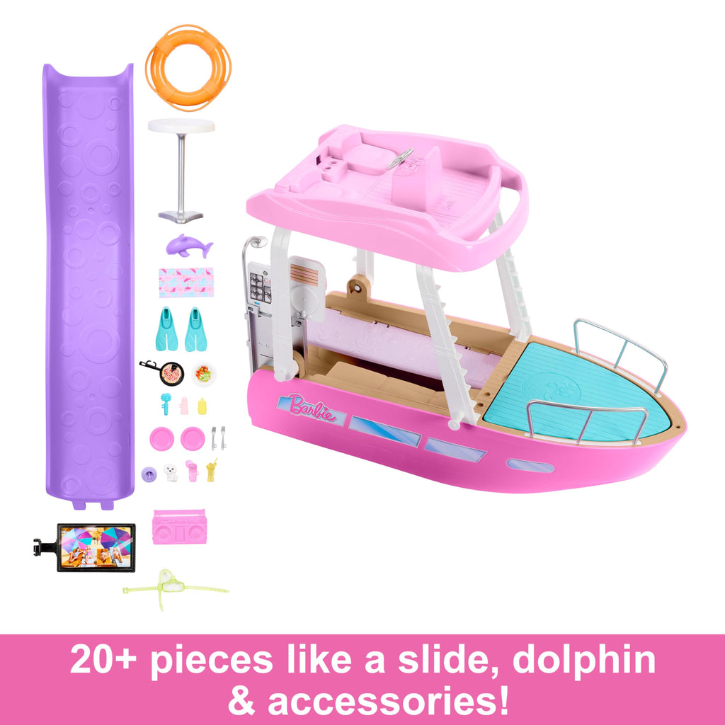 Barbie Dream Boat Barca dei Sogni con Piscina e Scivolo – HJV37