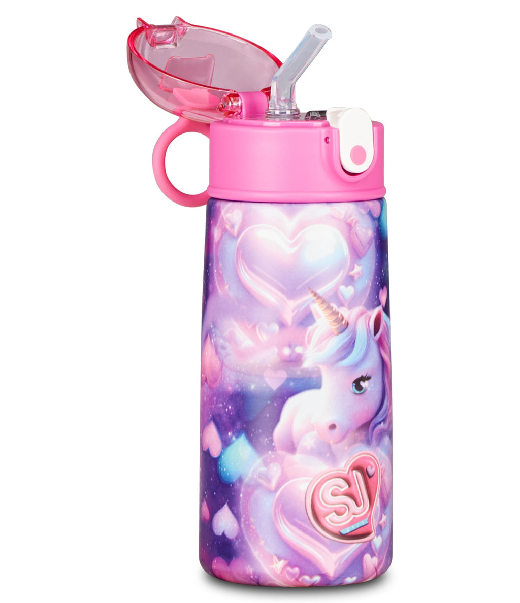 Borraccia Termica SJ Gang 500 ml Multicolore Ragazza – Acciaio Inox BPA Free | Scuola e Sport