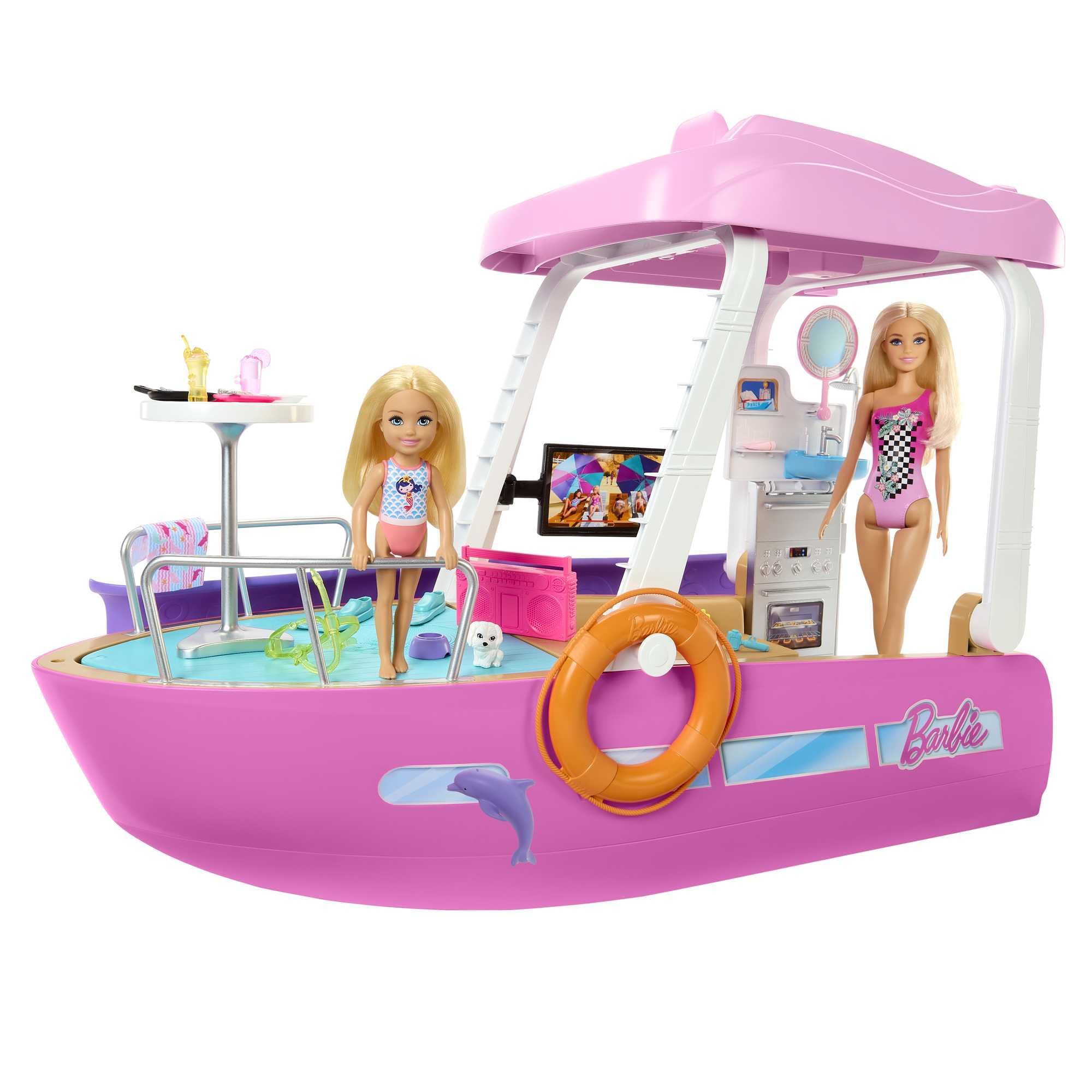 Barbie Dream Boat Barca dei Sogni con Piscina e Scivolo – HJV37