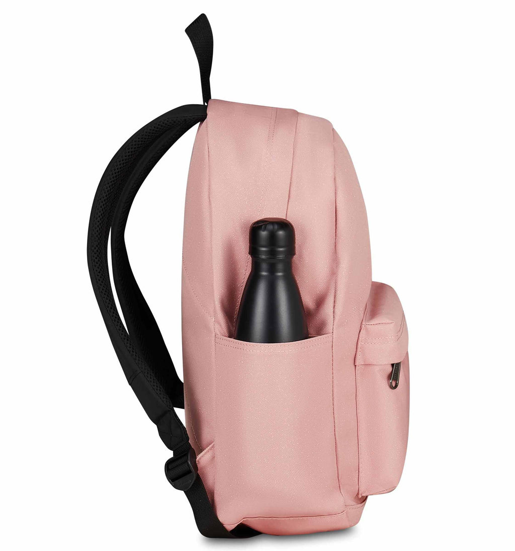 Zaino Invicta Carlson Rosa Scintillante 24 L – Mono Scomparto con Tasca PC | Medie e Superiori