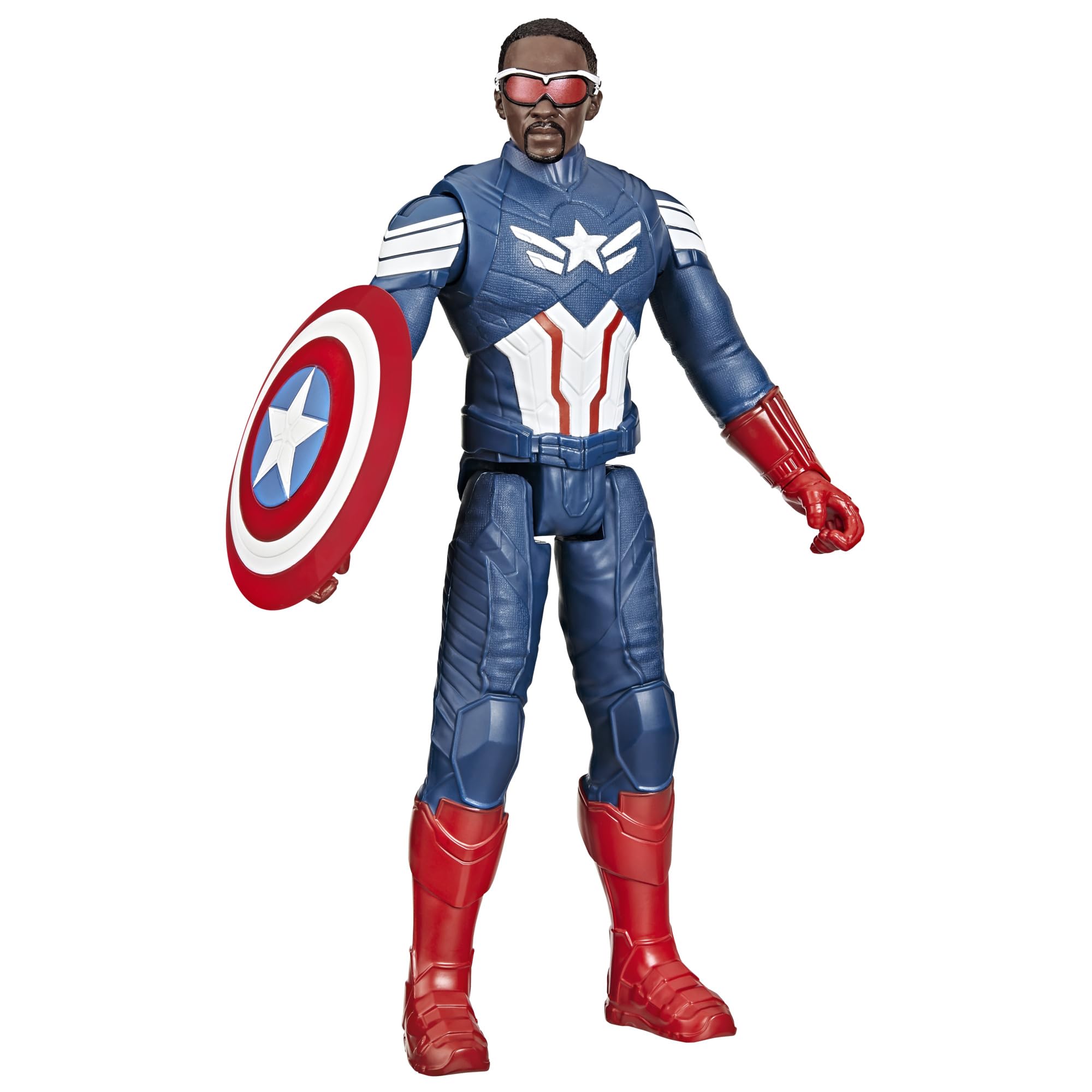 Captain America Titan Hero Series 30 cm – Action Figure Brave New World con Scudo | Marvel