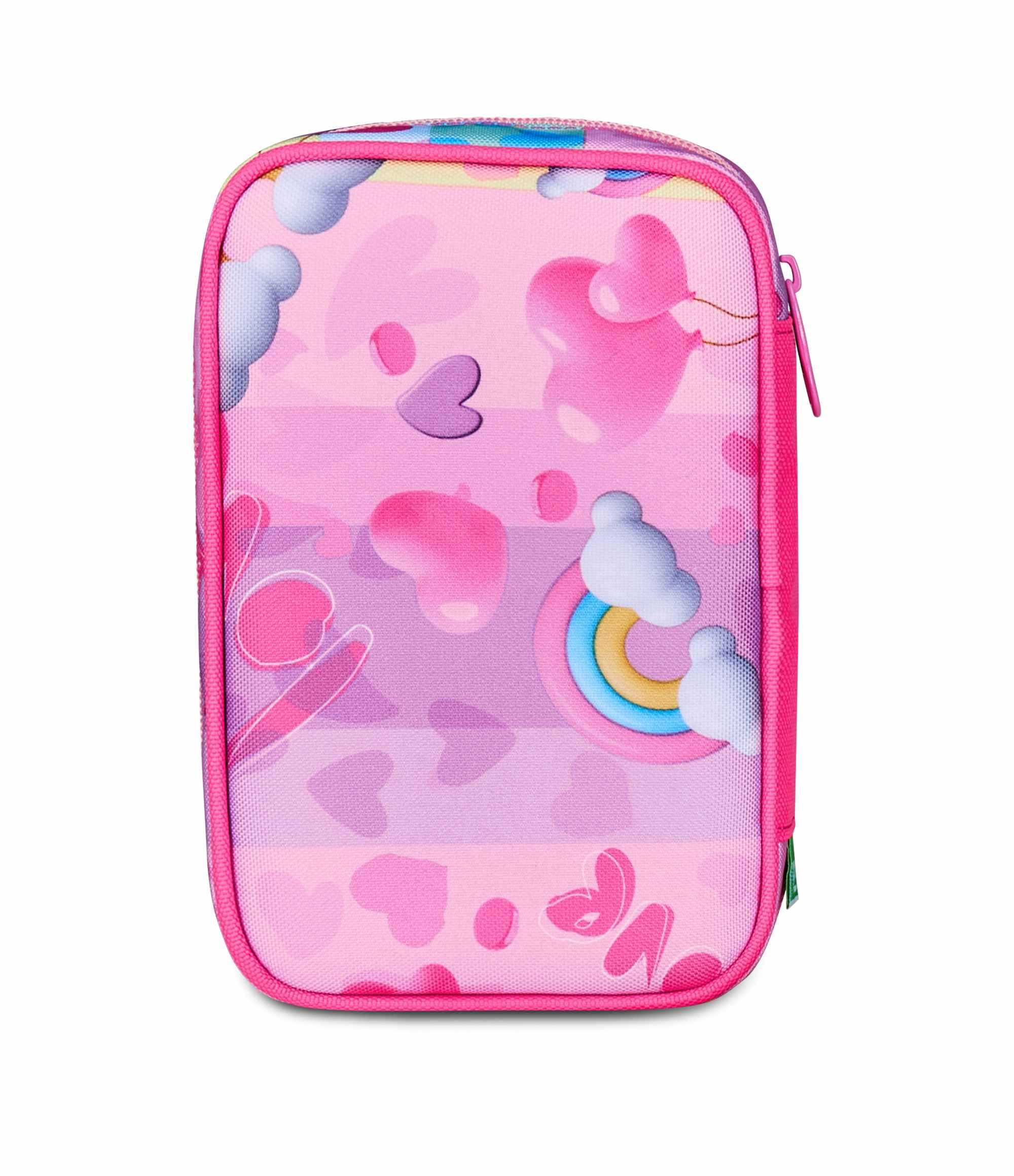 Astuccio SJ Gang Speed Case Fucsia – Plance Amovibili, Completo di Penne e Colori | Scuola Elementare