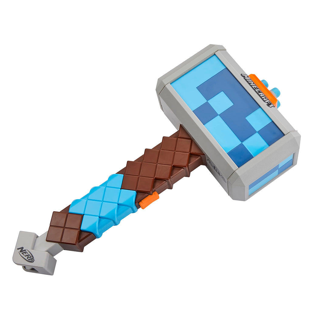 Nerf Minecraft Stormlander Martello Spara Dardi con 3 Dardi Elite
