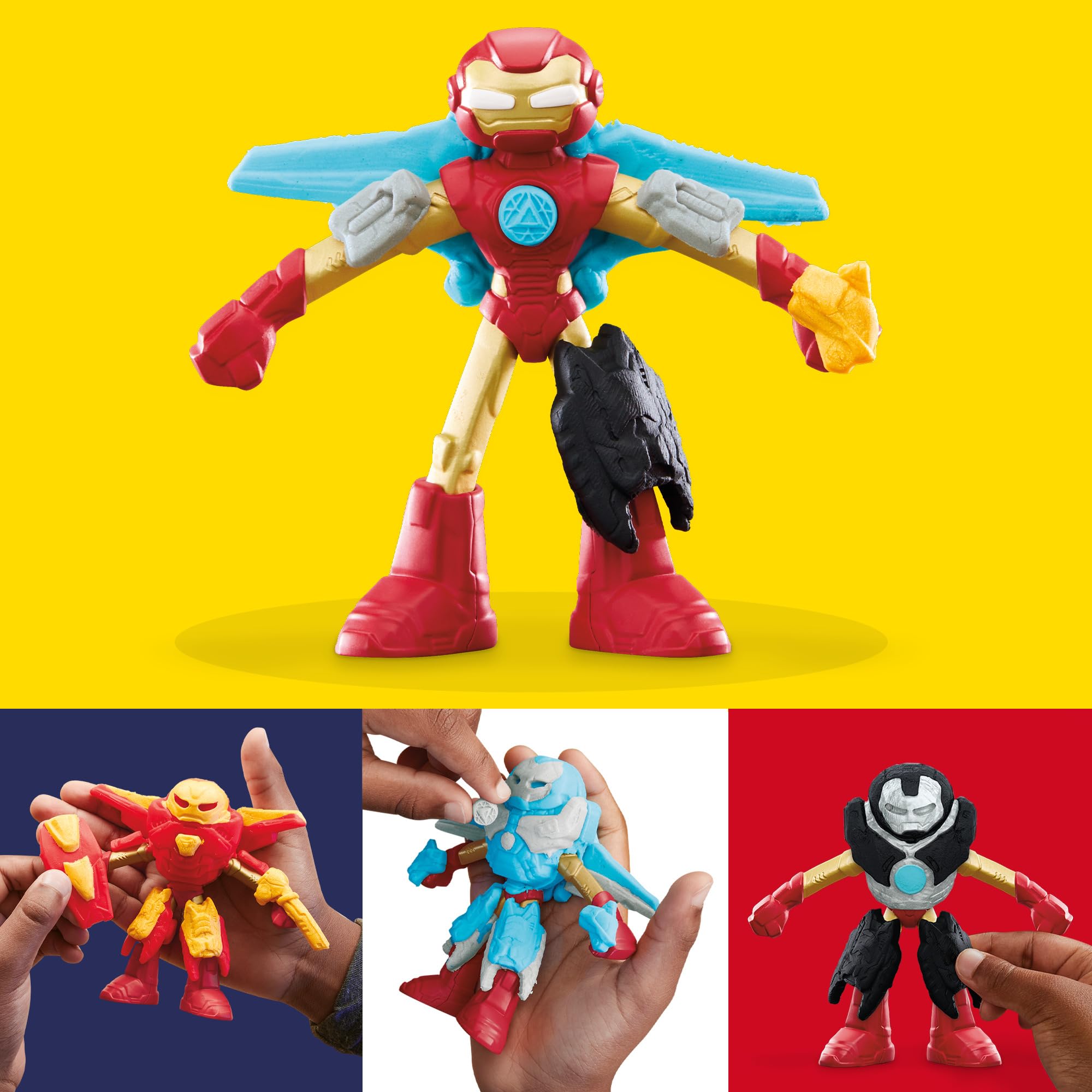 Play-Doh Marvel Iron Man Laboratorio Armatura Playset – Dai 4 Anni