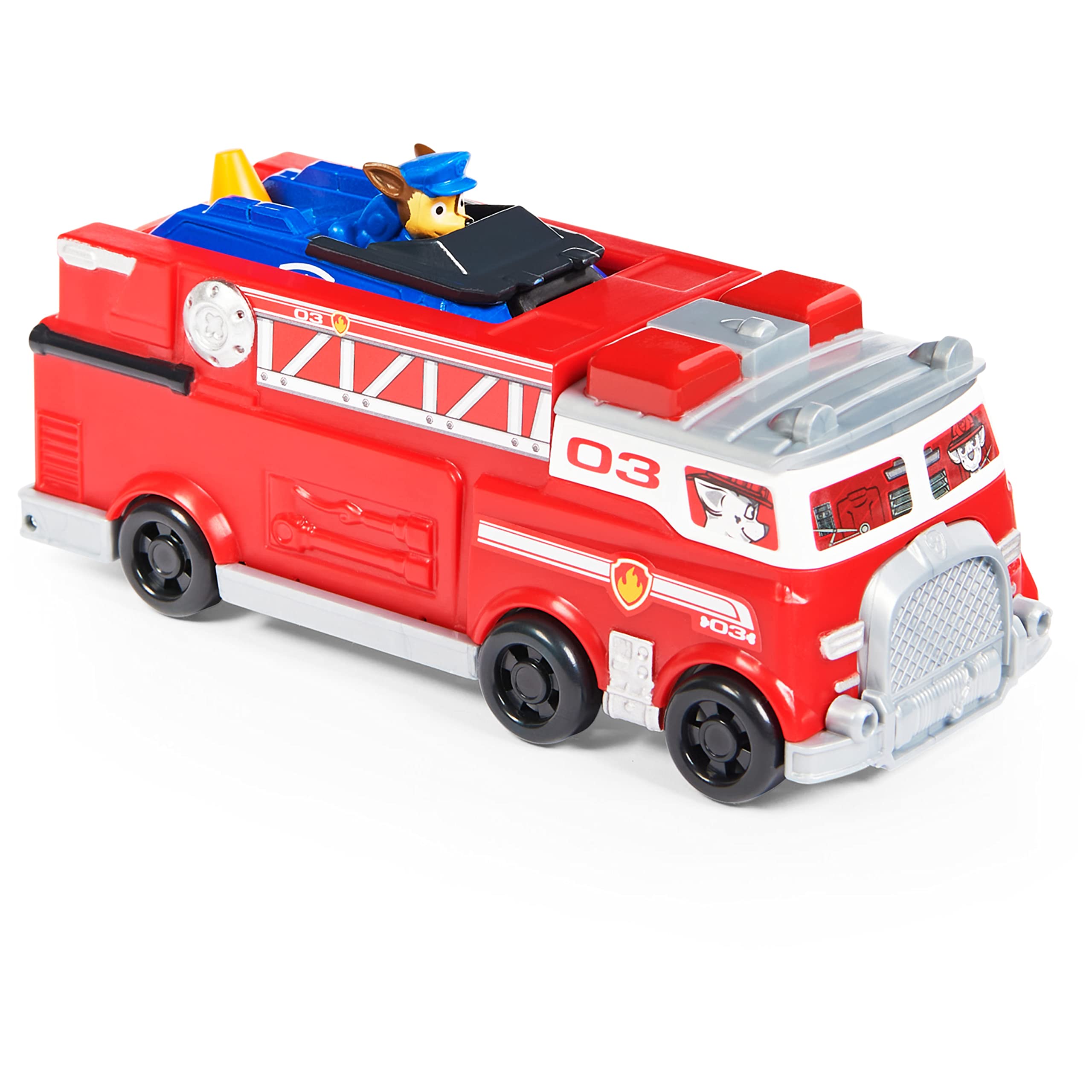 Paw Patrol True Metal PAW Patroller Veicolo Die-Cast con ATV Ryder 1:55 – Dai 3 Anni