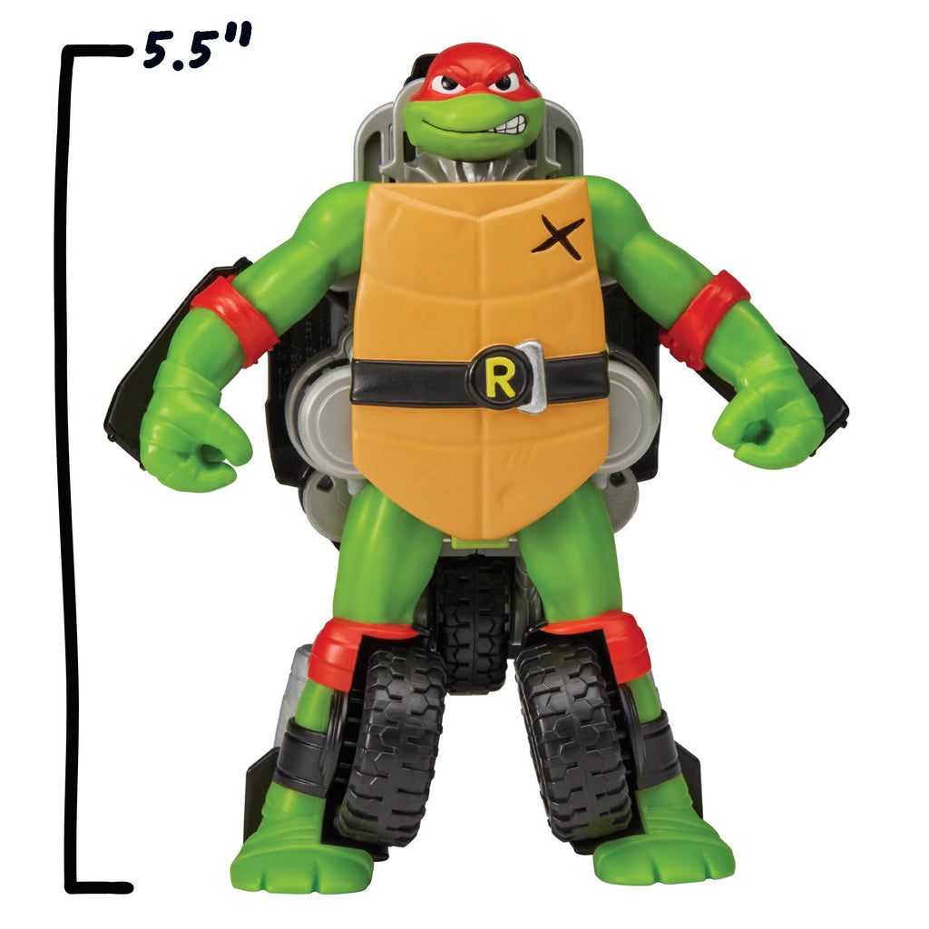 Tartarughe Ninja TMNT – Raffaello Twist N Mutate | Si Trasforma da Action Figure a Veicolo Stealth | Tales of Mutations