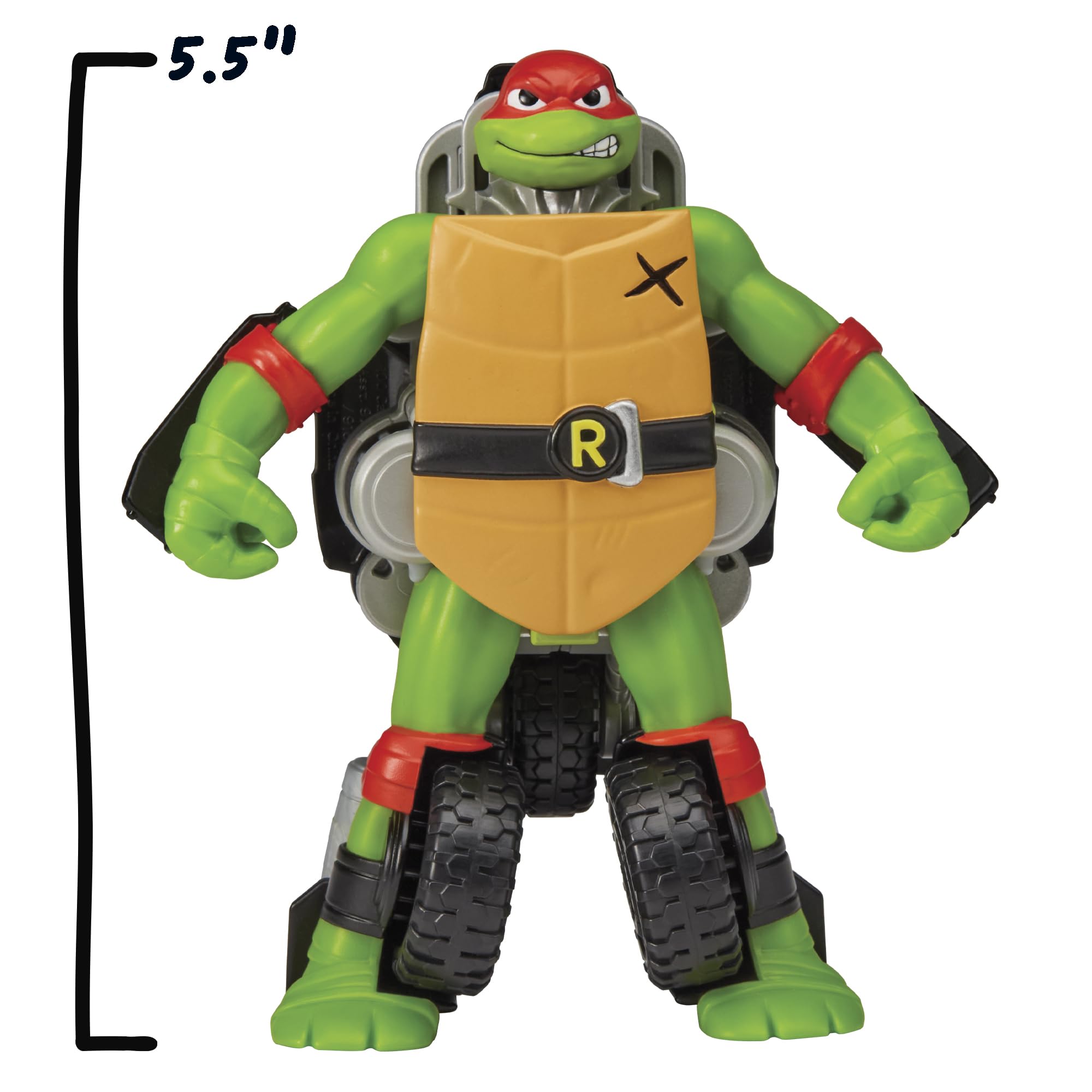 Tartarughe Ninja TMNT – Raffaello Twist N Mutate | Si Trasforma da Action Figure a Veicolo Stealth | Tales of Mutations