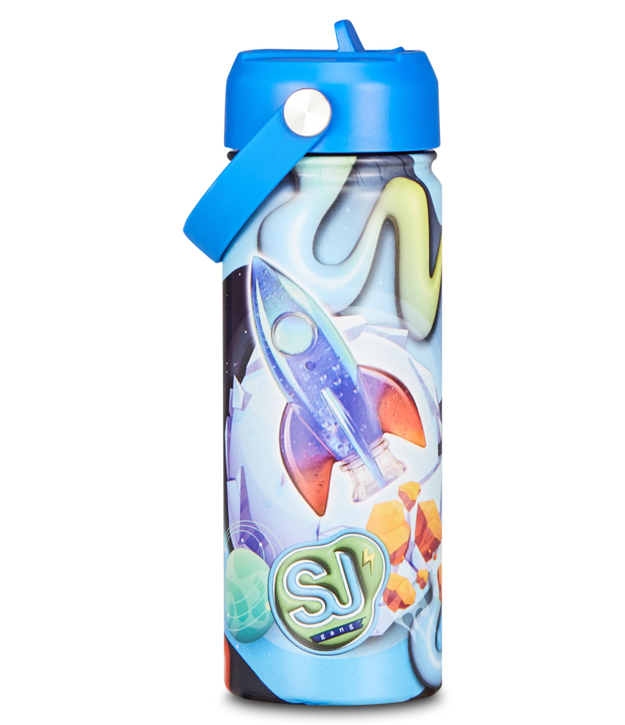 Borraccia Termica SJ Gang 500 ml Multicolore Bambino – Acciaio Inox BPA Free | Caldo 12h Freddo 24h