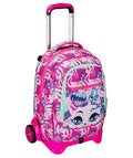 Trolley SJ Gang New Tech Cuccioli Rosa – Zaino con Carrello | Scuola