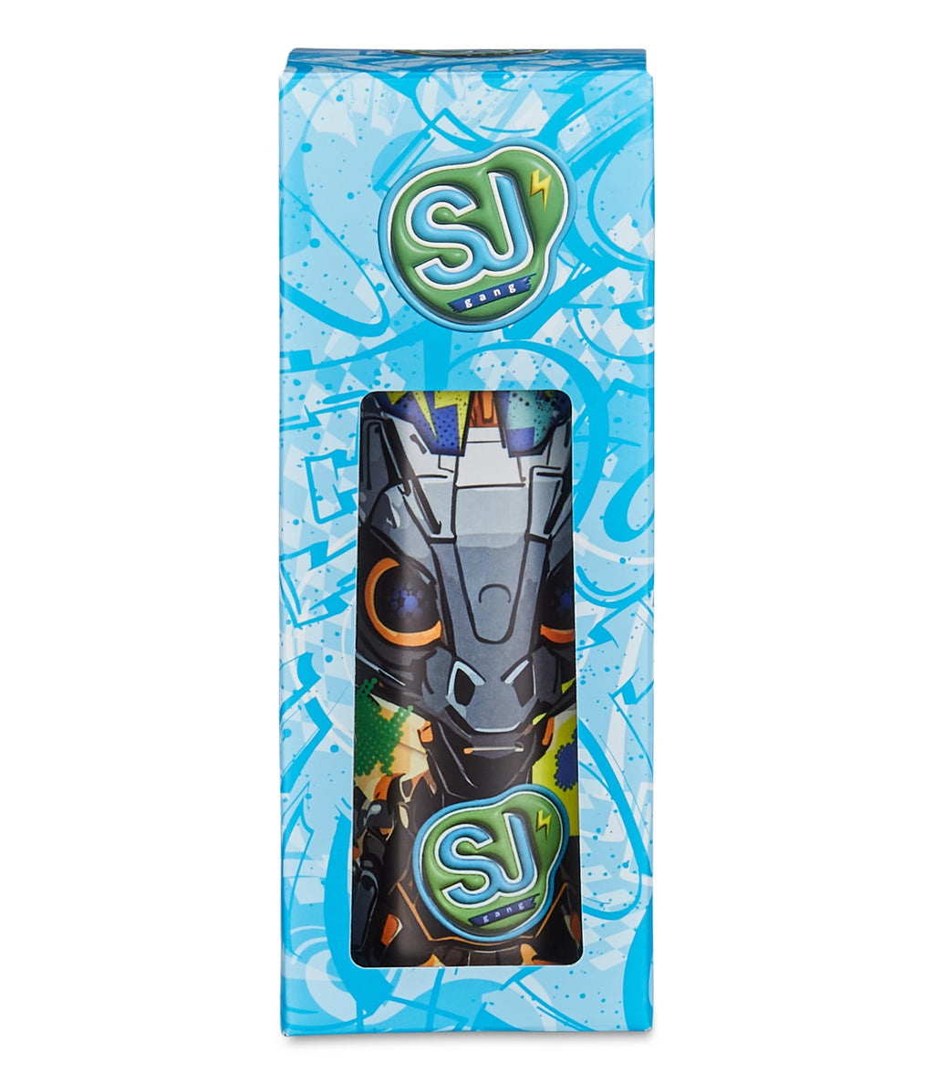 SJ Gang – Borraccia Termica 500 ml Drago Blu | Acciaio Inox BPA Free | Caldo 12h / Freddo 24h | Scuola e Sport