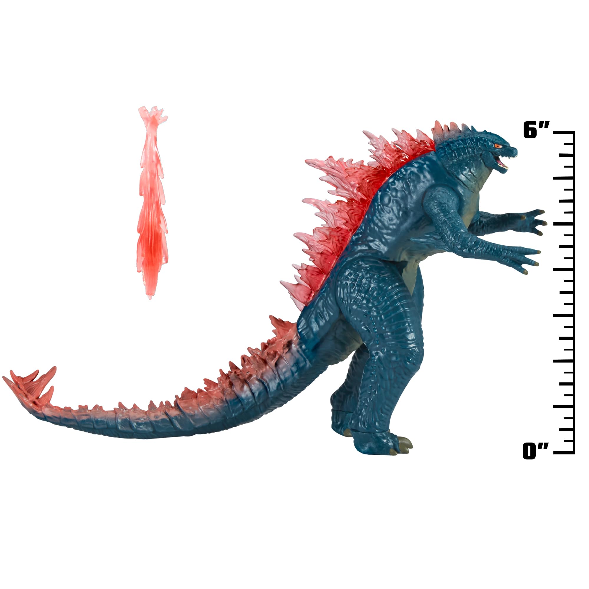 MonsterVerse Godzilla x Kong: The New Empire – Godzilla Evolved Action Figure 15 cm con Raggio di Calore | Dai 4 Anni